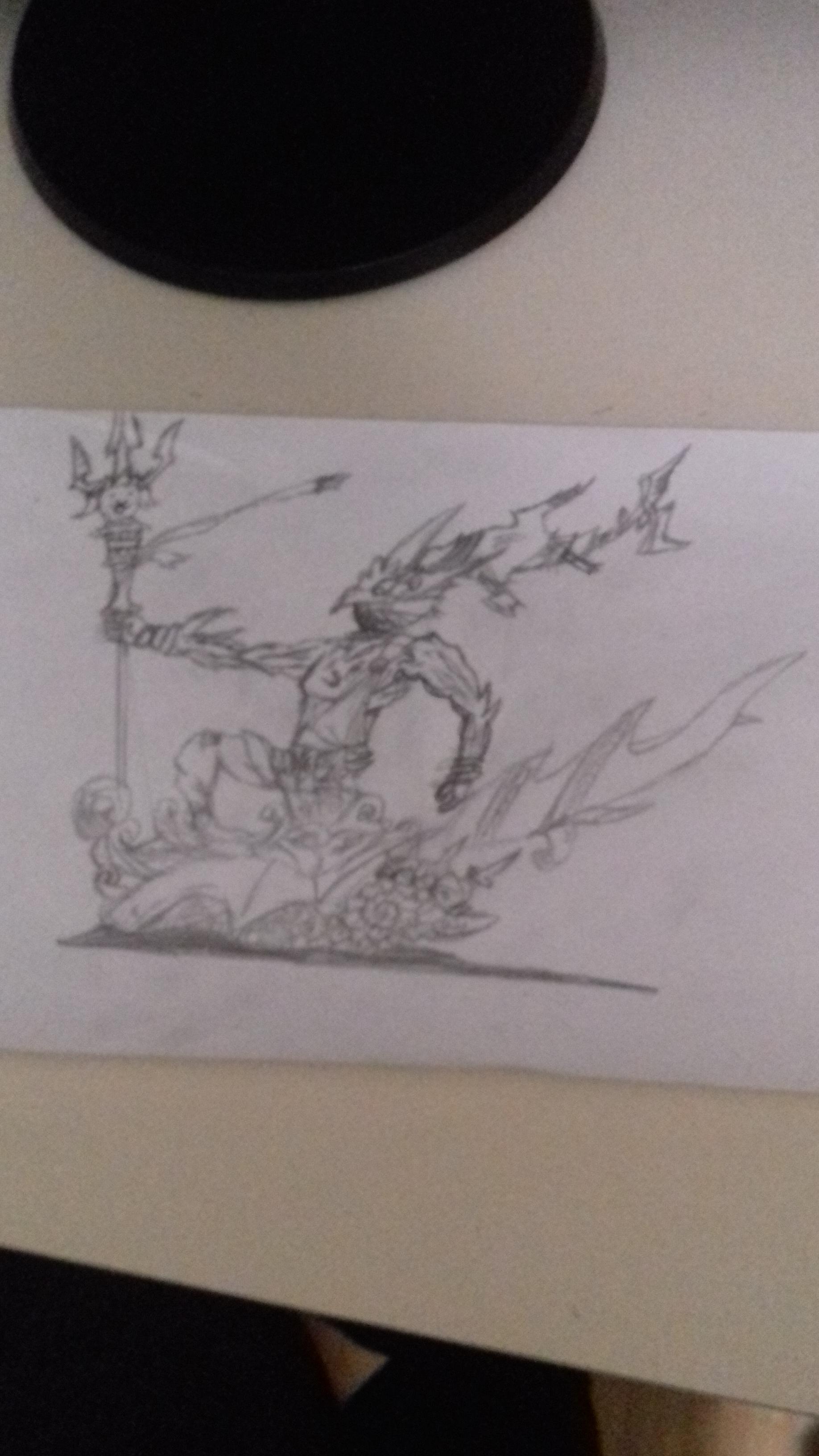 [FanMade] Wrathful Poseidon. Sorry if it looks shitty but i did my
