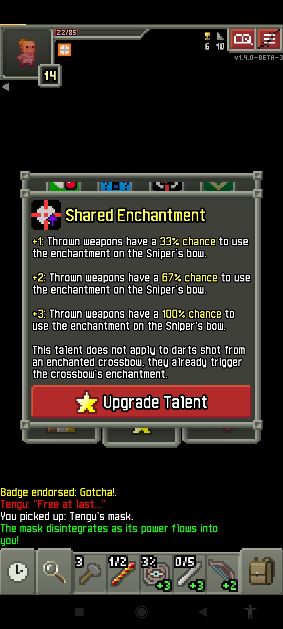If I have Shared Enchantment +3, does this mean that I am guaranteed to