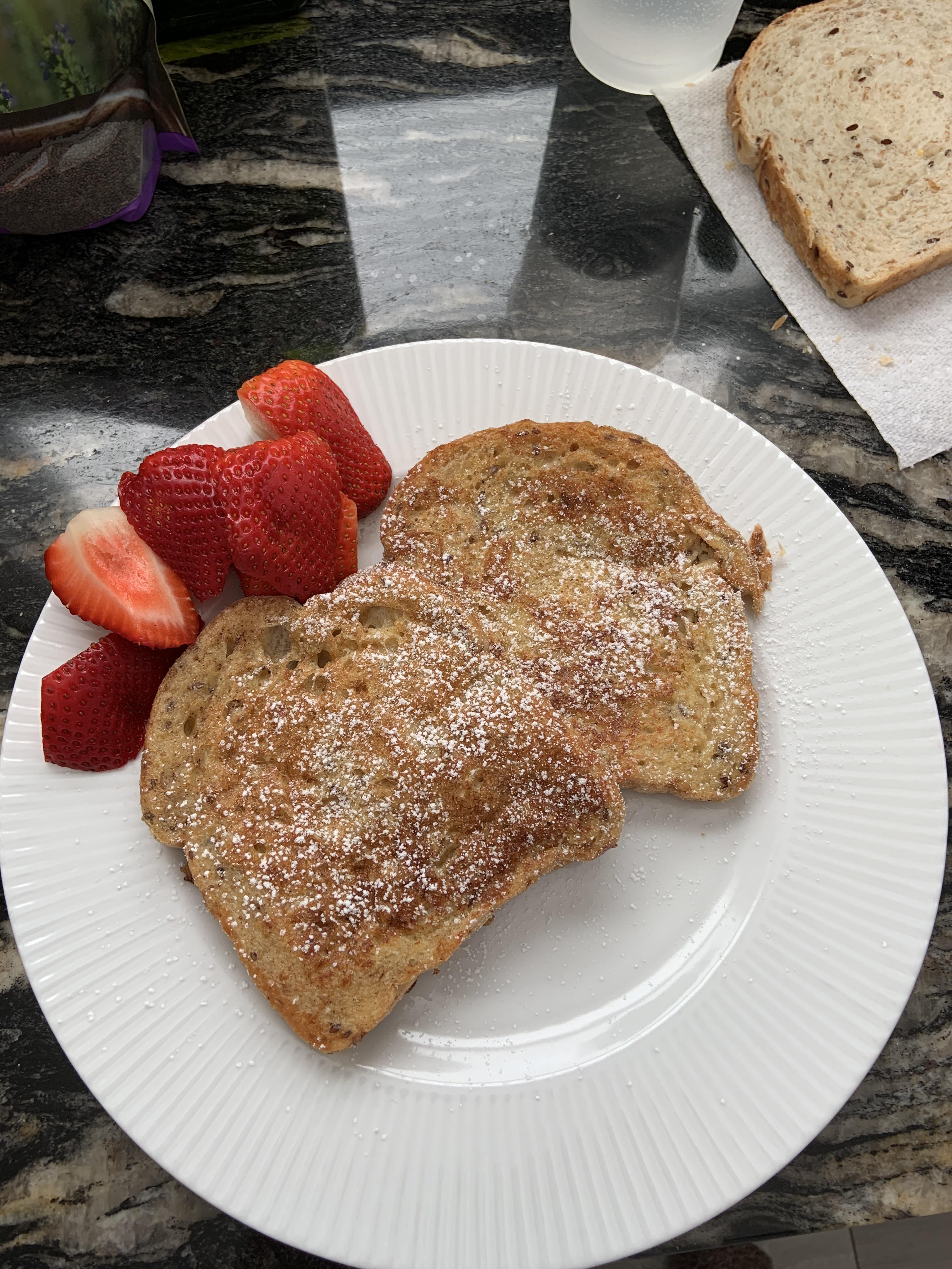 French Toast made with Just Egg ) r/vegan