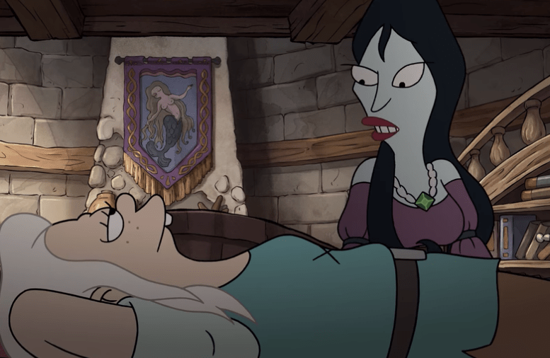 Has this mermaid picture always been in Bean's room? r/disenchantment