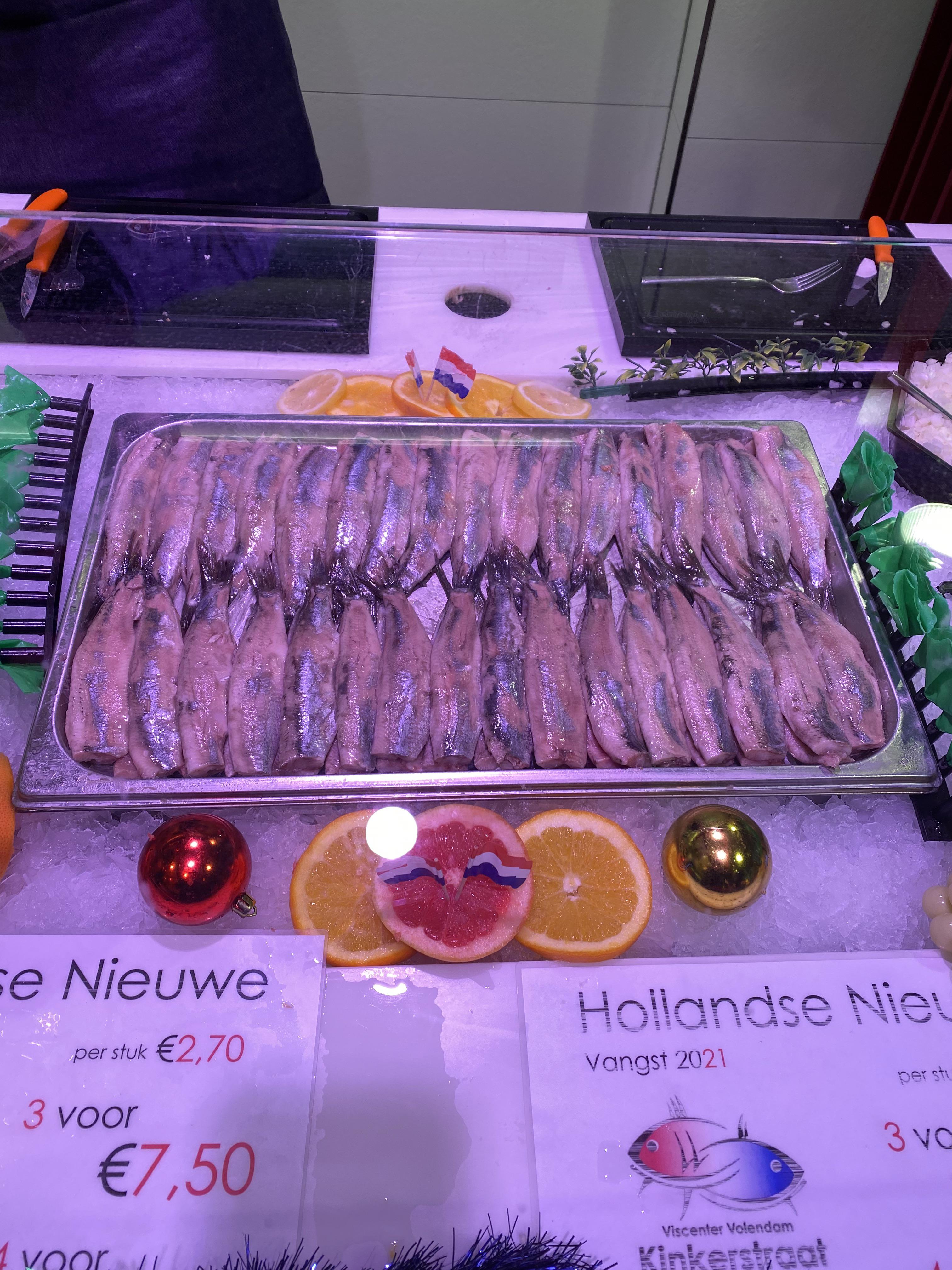 Soused Herring in Amsterdam, Netherlands r/streeteats