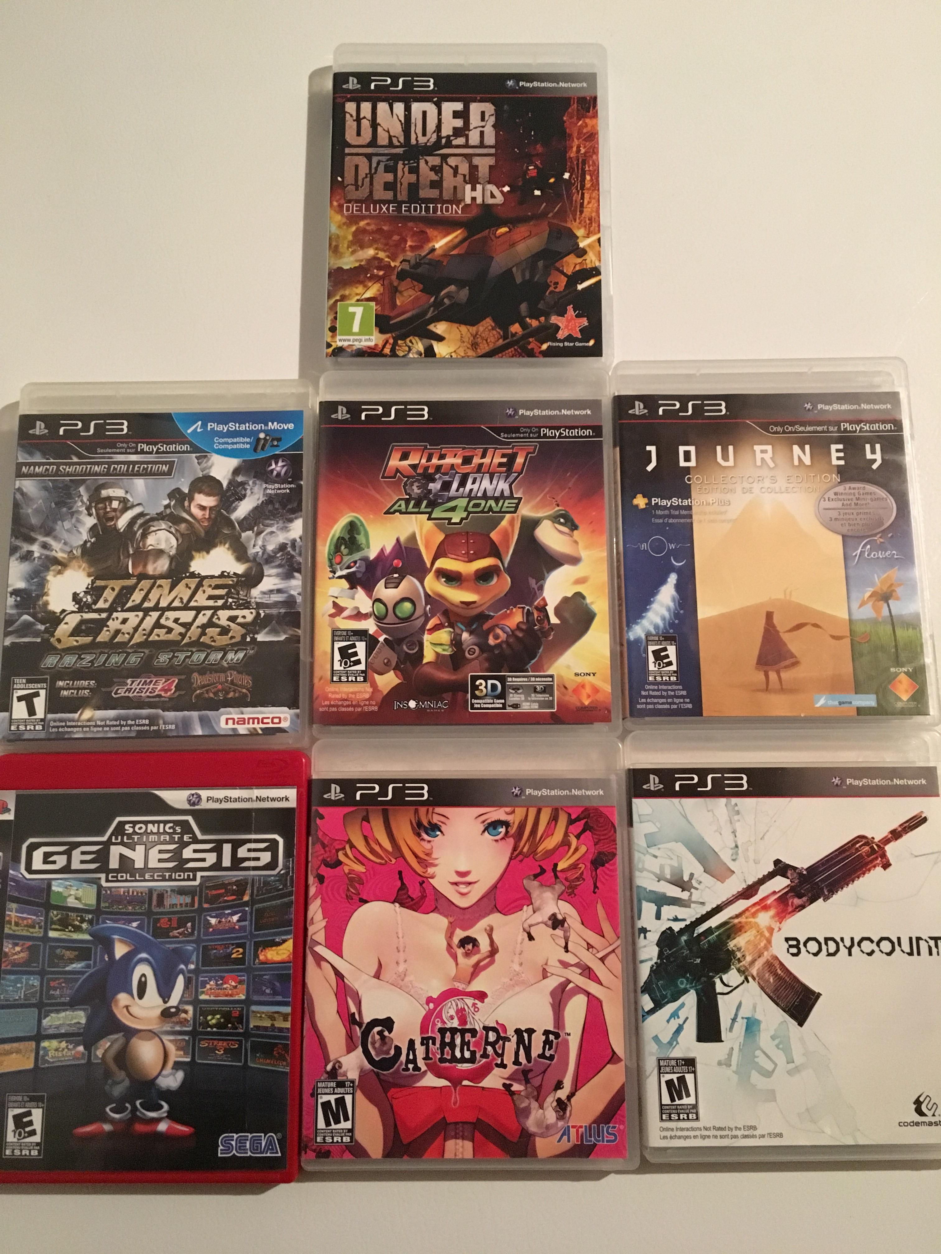 Very happy tonight !!! My newest additions to my PS3 game collection