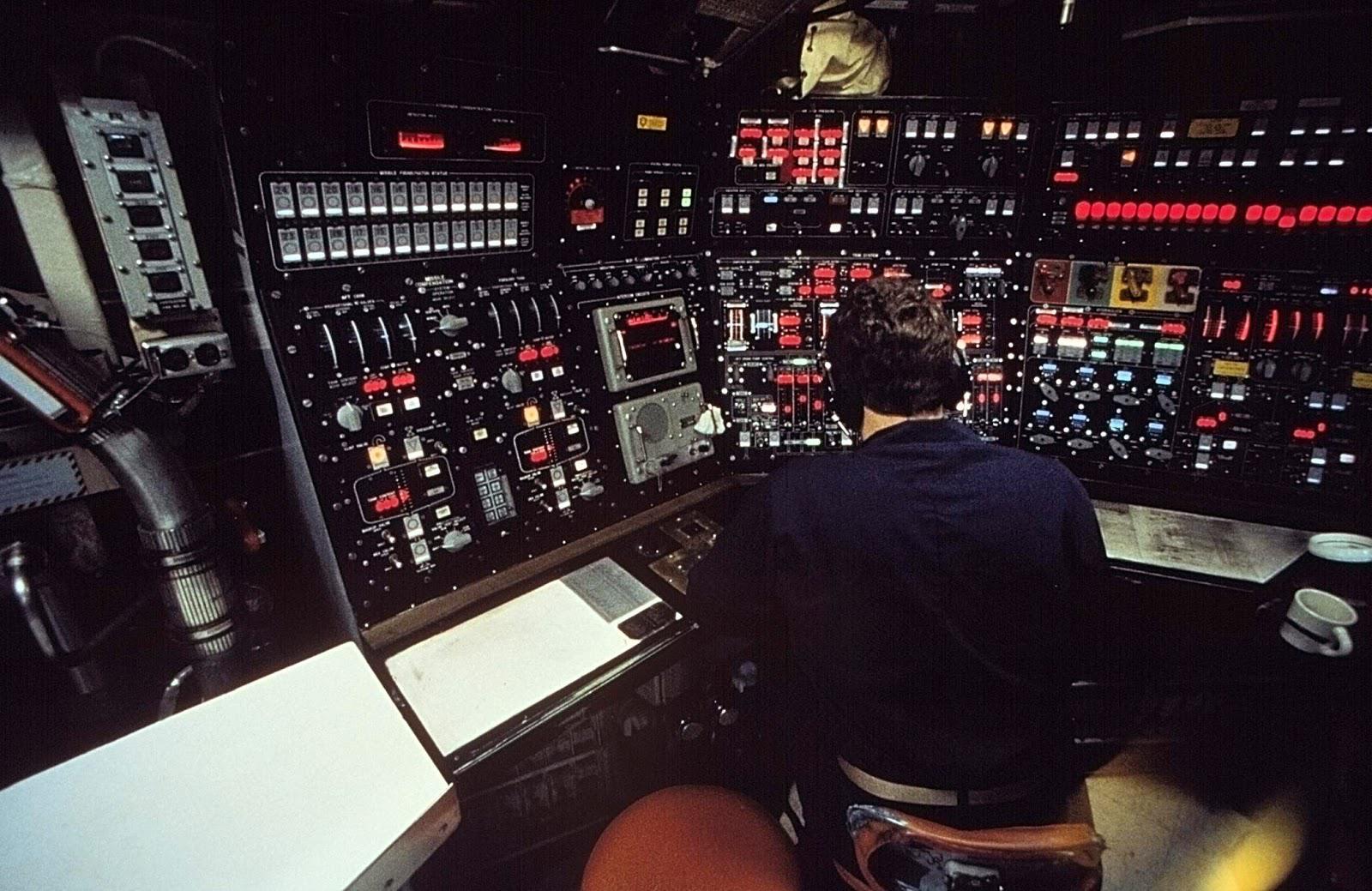 Ballast Control Panel Main Console of Ohio class USS Pennsylvania (SSBN