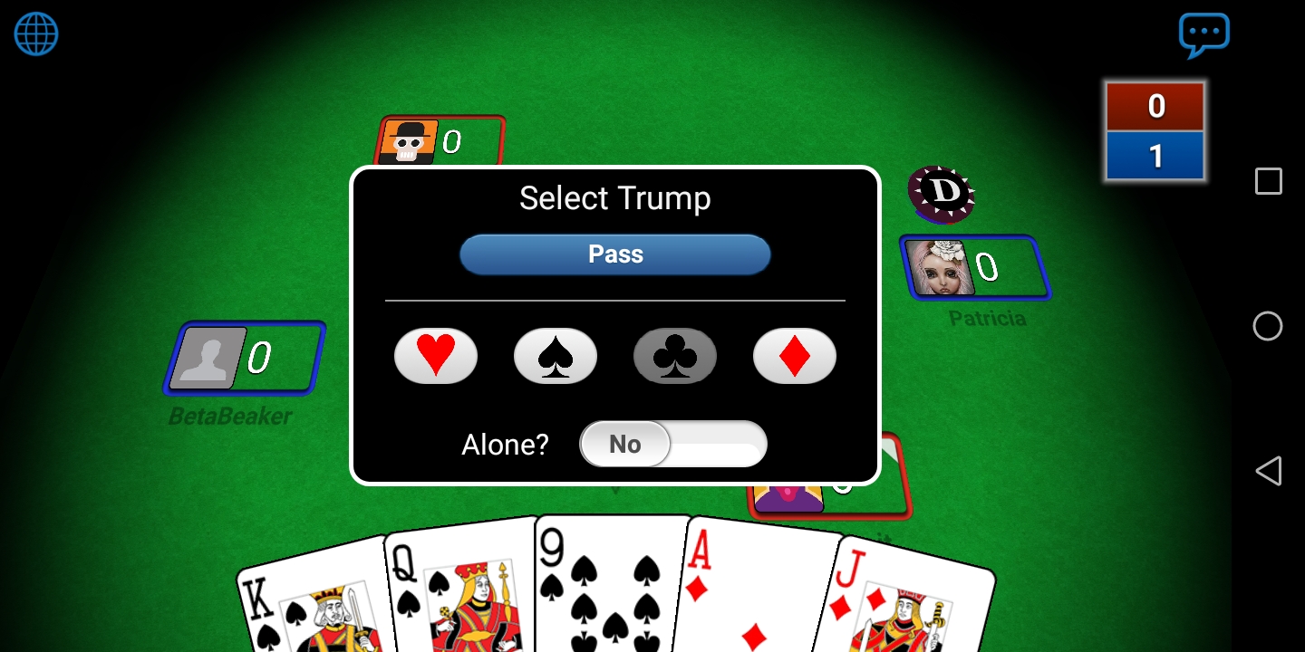 Spades or diamonds? r/euchre