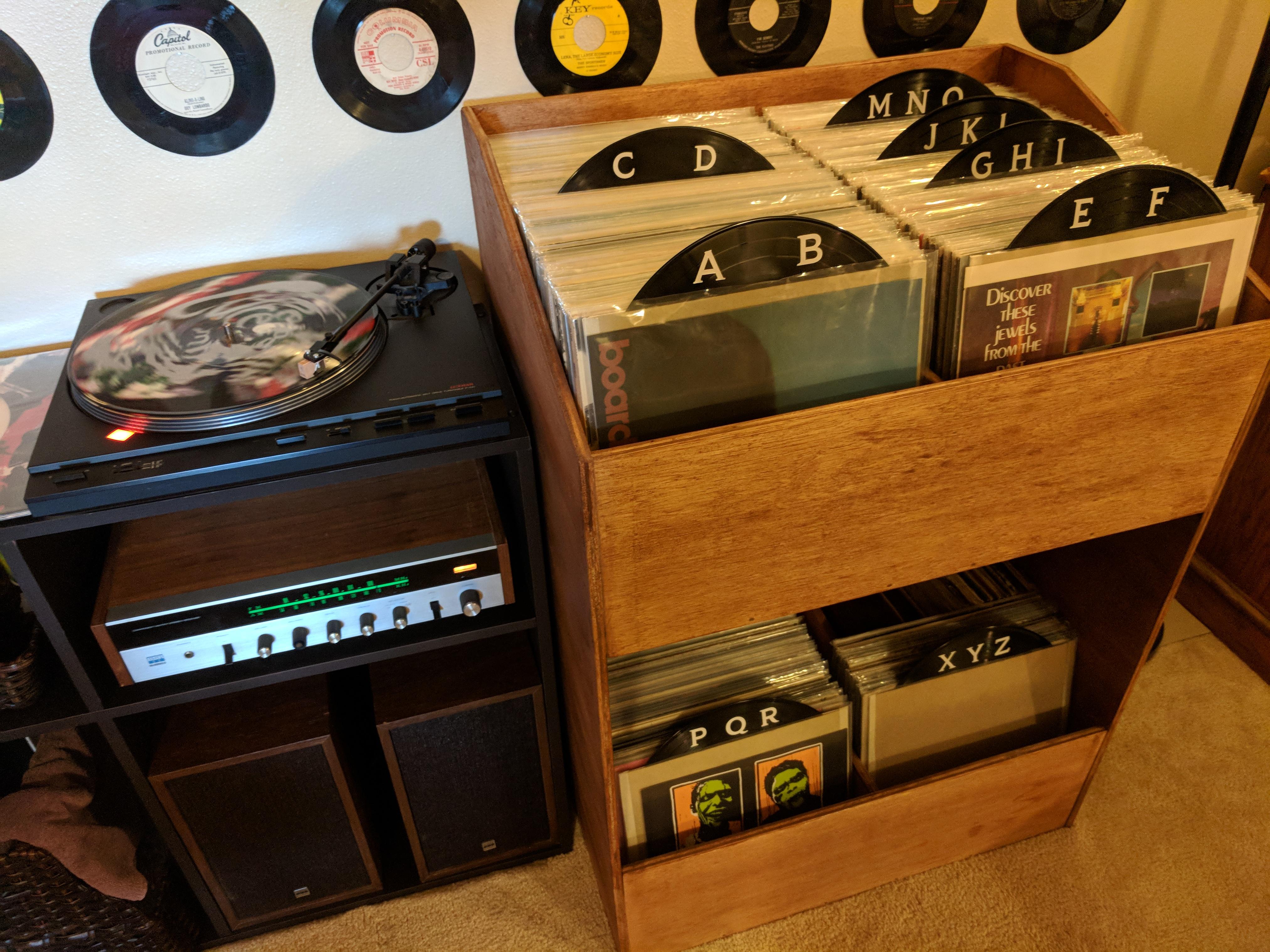 Record shelf build 2 r/vinyl