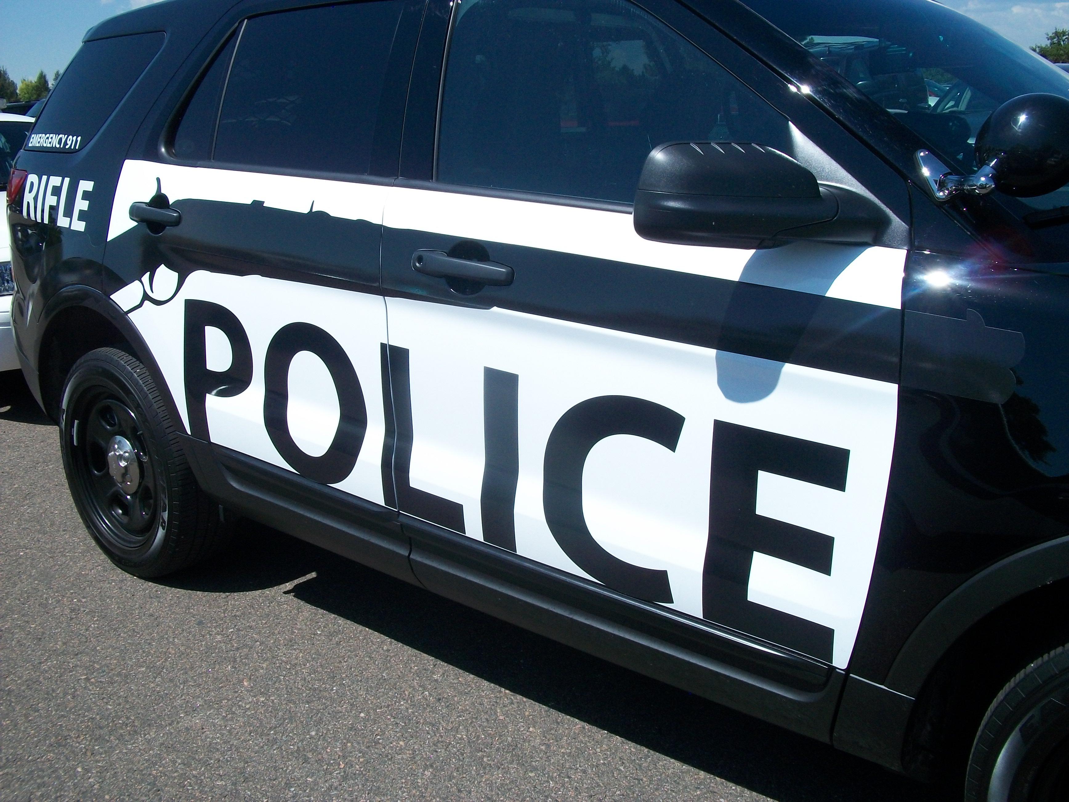 This police car from the city of "Rifle", Colorado r/DesignPorn