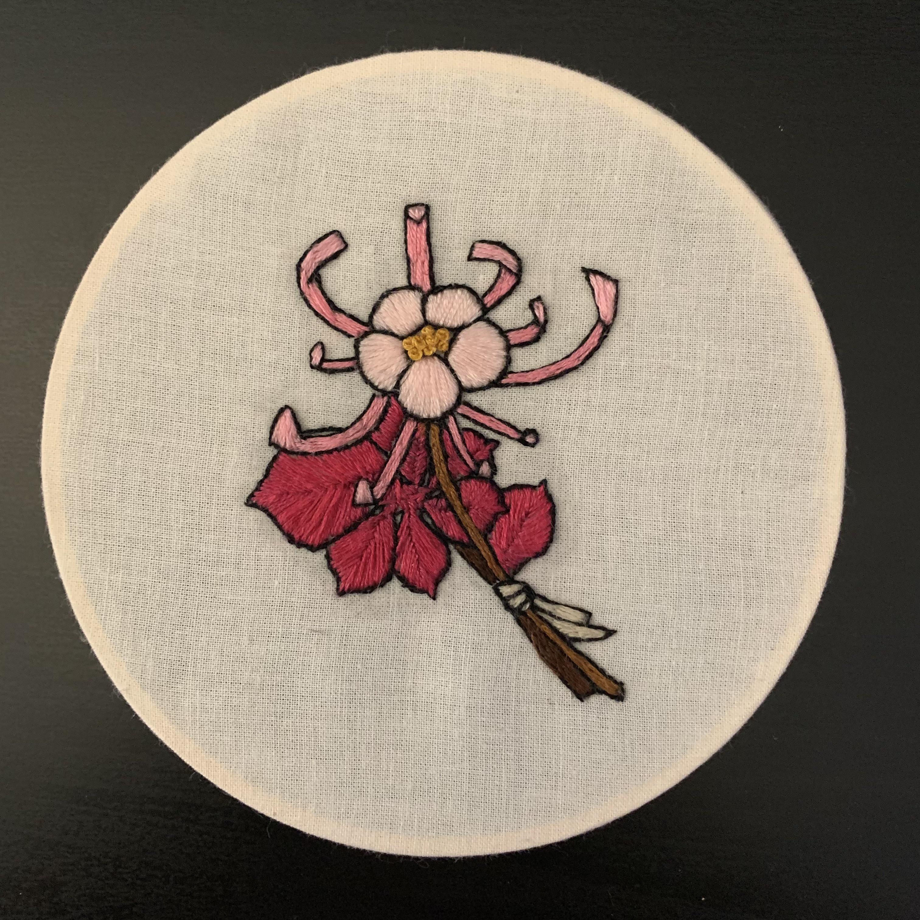 Silk flower embroidery r/Genshin_Impact