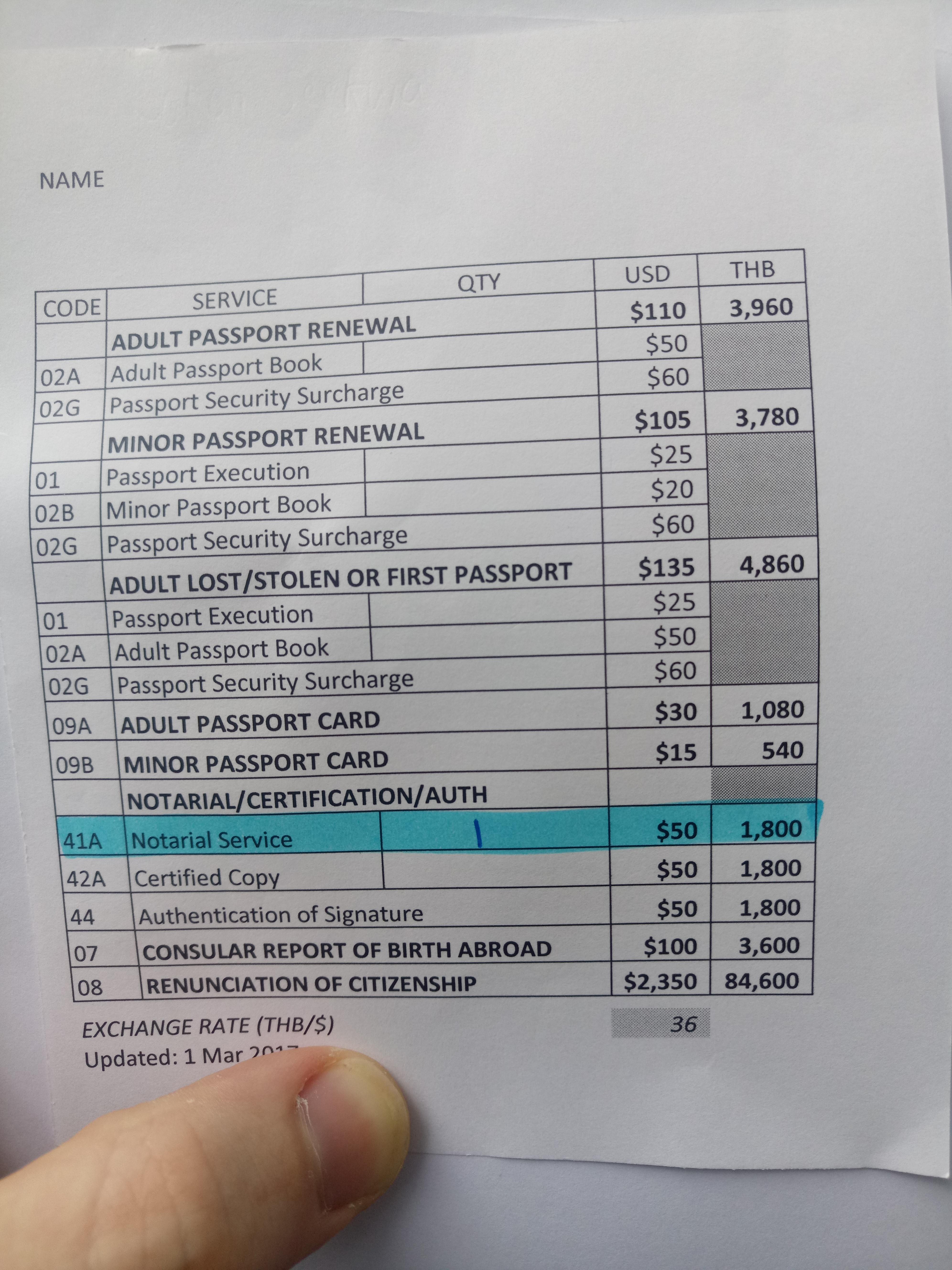 it costs 2,350 to renounce US Citizenship. r/mildlyinteresting