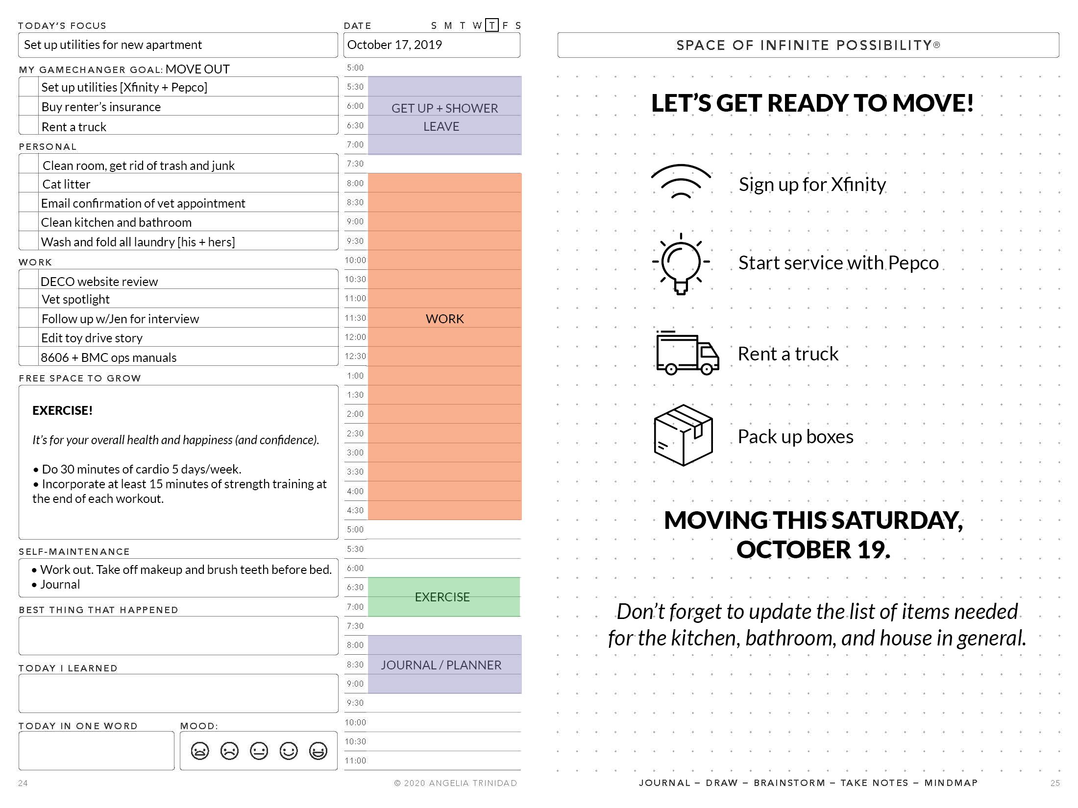 Tried out digital planning with the new Passion Planner Daily spread