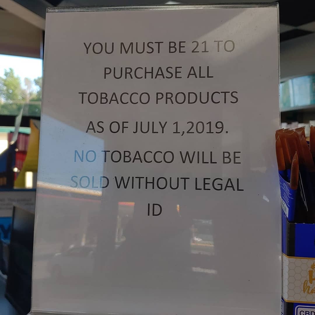 Today is the first day of Va's new tobacco law. r/Virginia