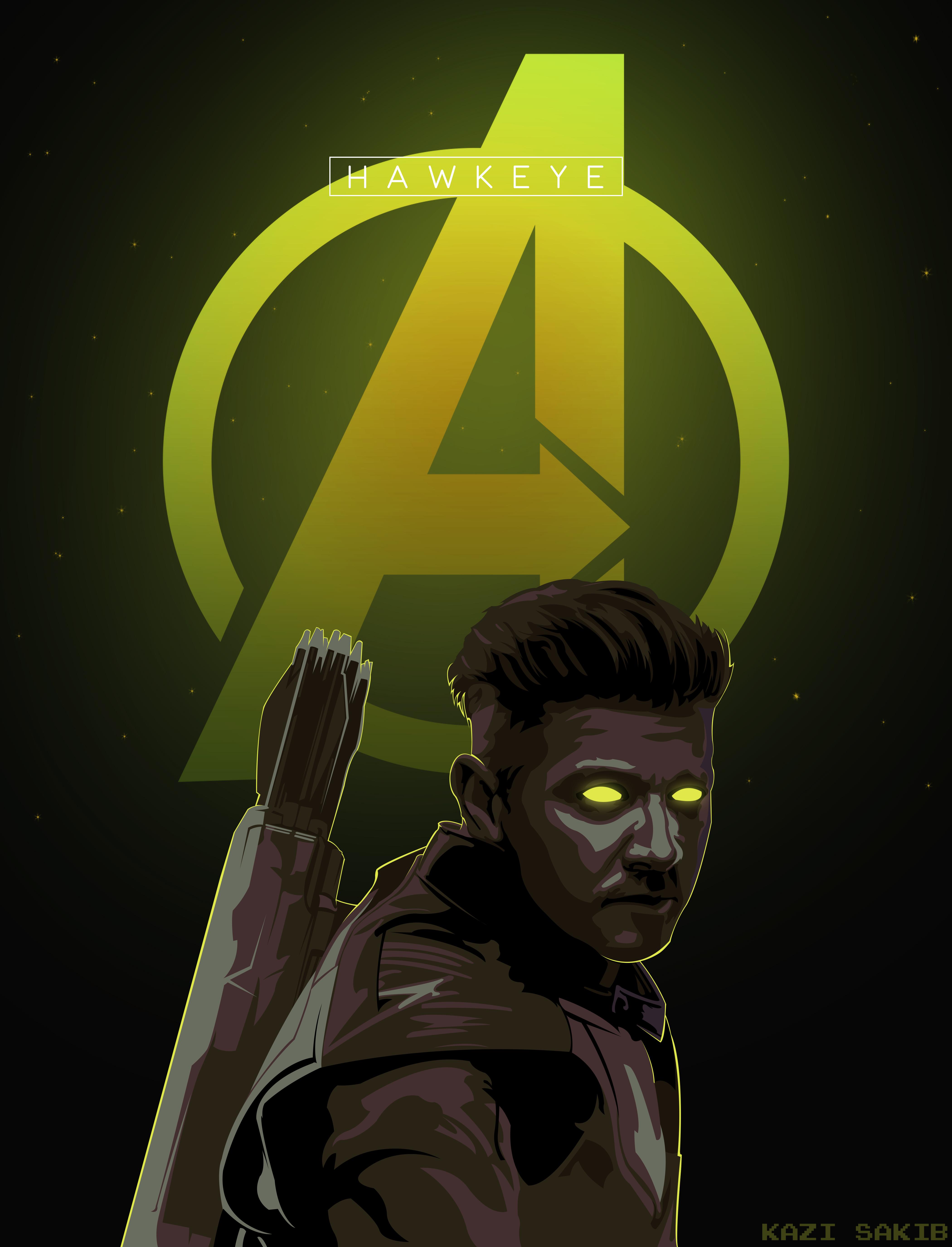 Hawkeye Poster. OC [IG kzsakib] r/marvelstudios