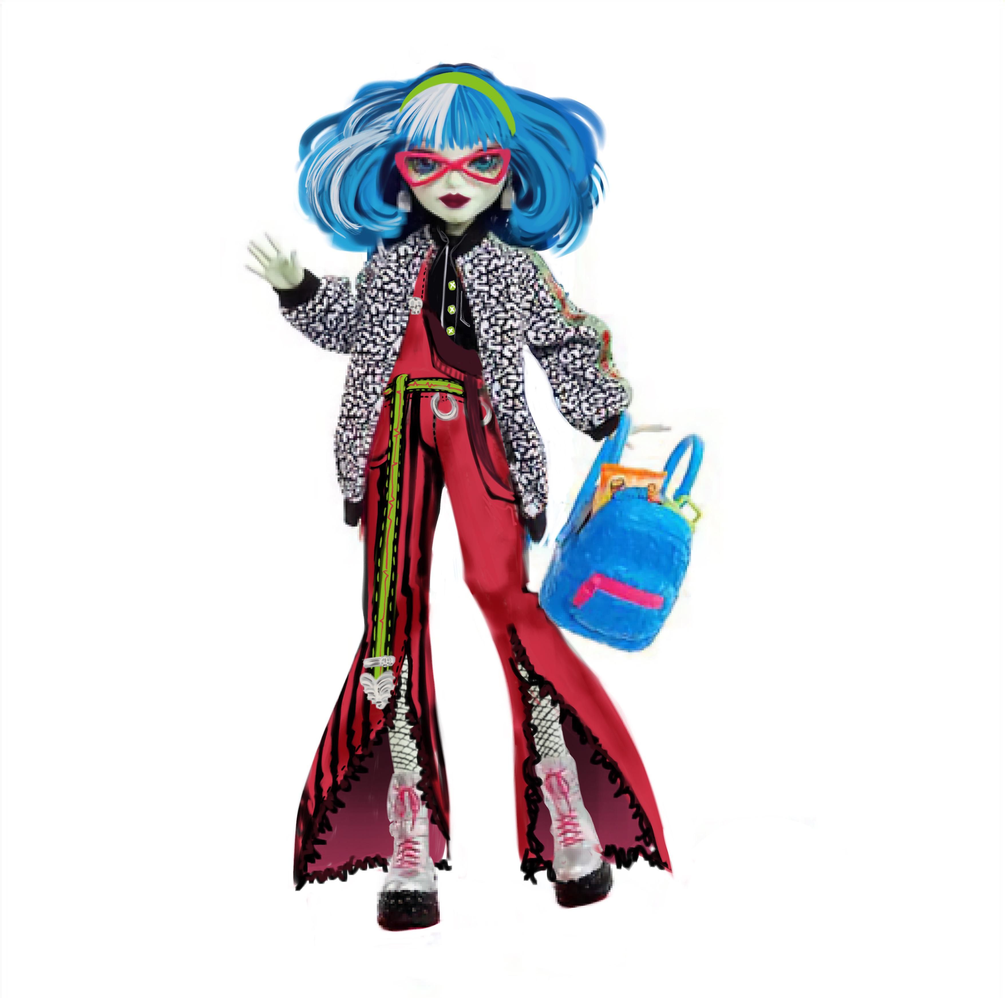 Redesigned Ghoulia. As a rabid zombie girl fan, I have never been more