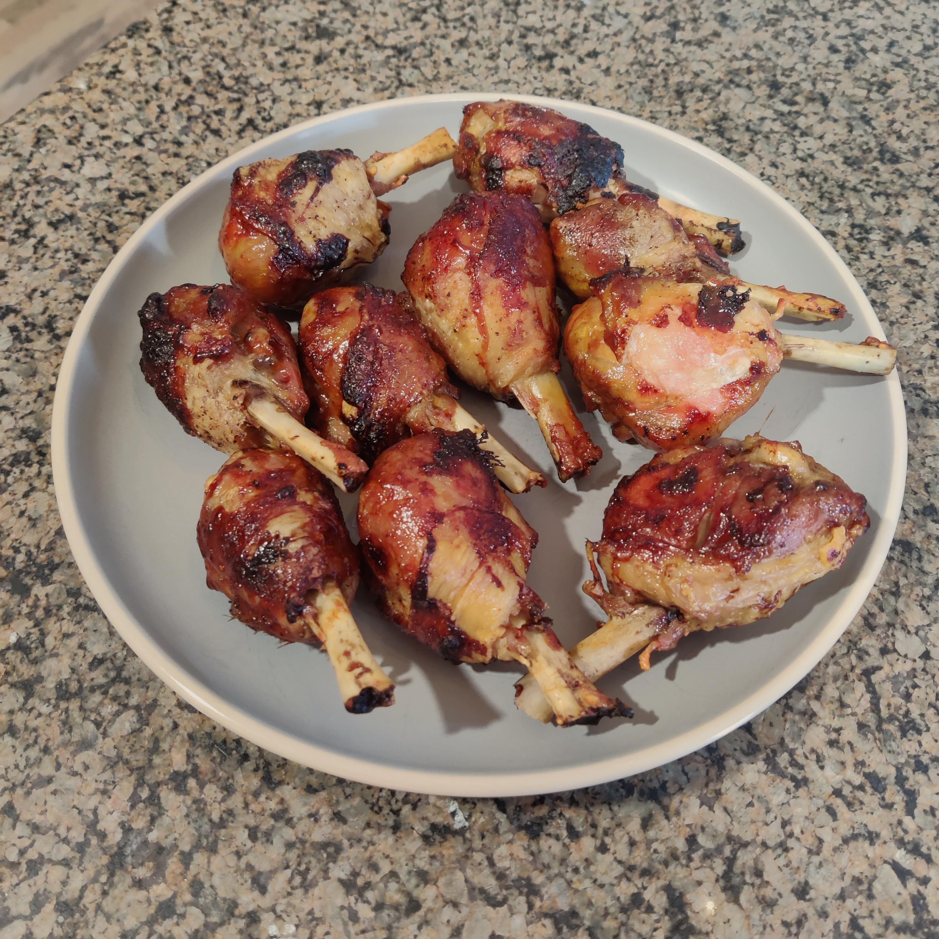 [Homemade] Frenched Chicken Drumsticks r/food