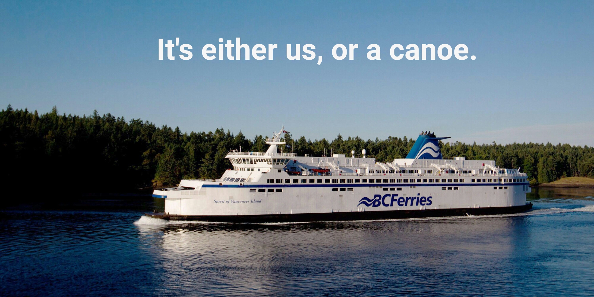 BC Ferries new ad campaign. r/vancouver