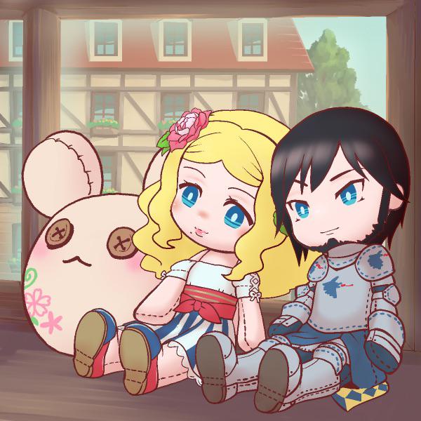 I found this doll maker on picrew and decided to make my character and