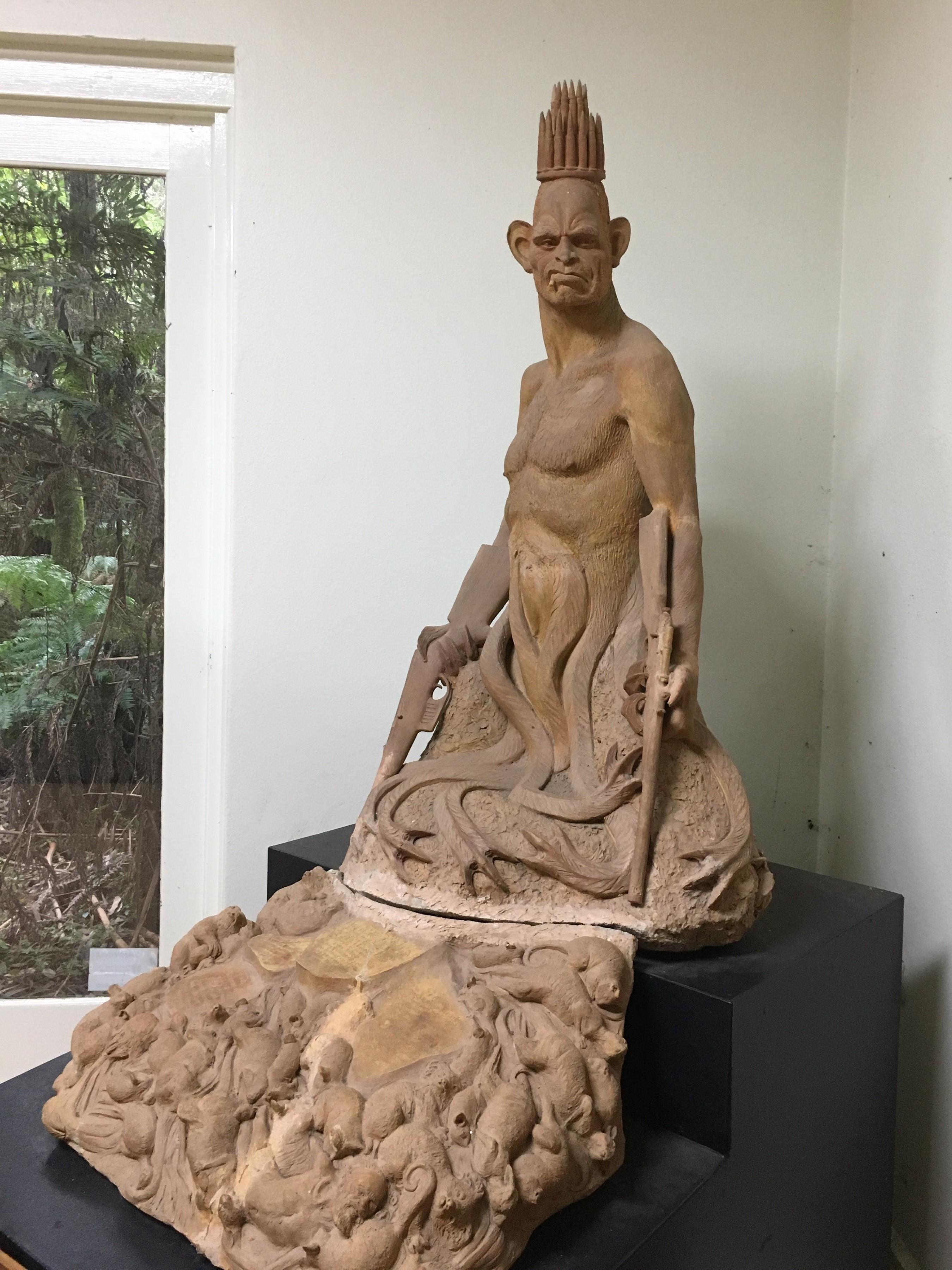 This crazy fellow at William Rickett's Sculpture Park in Mount