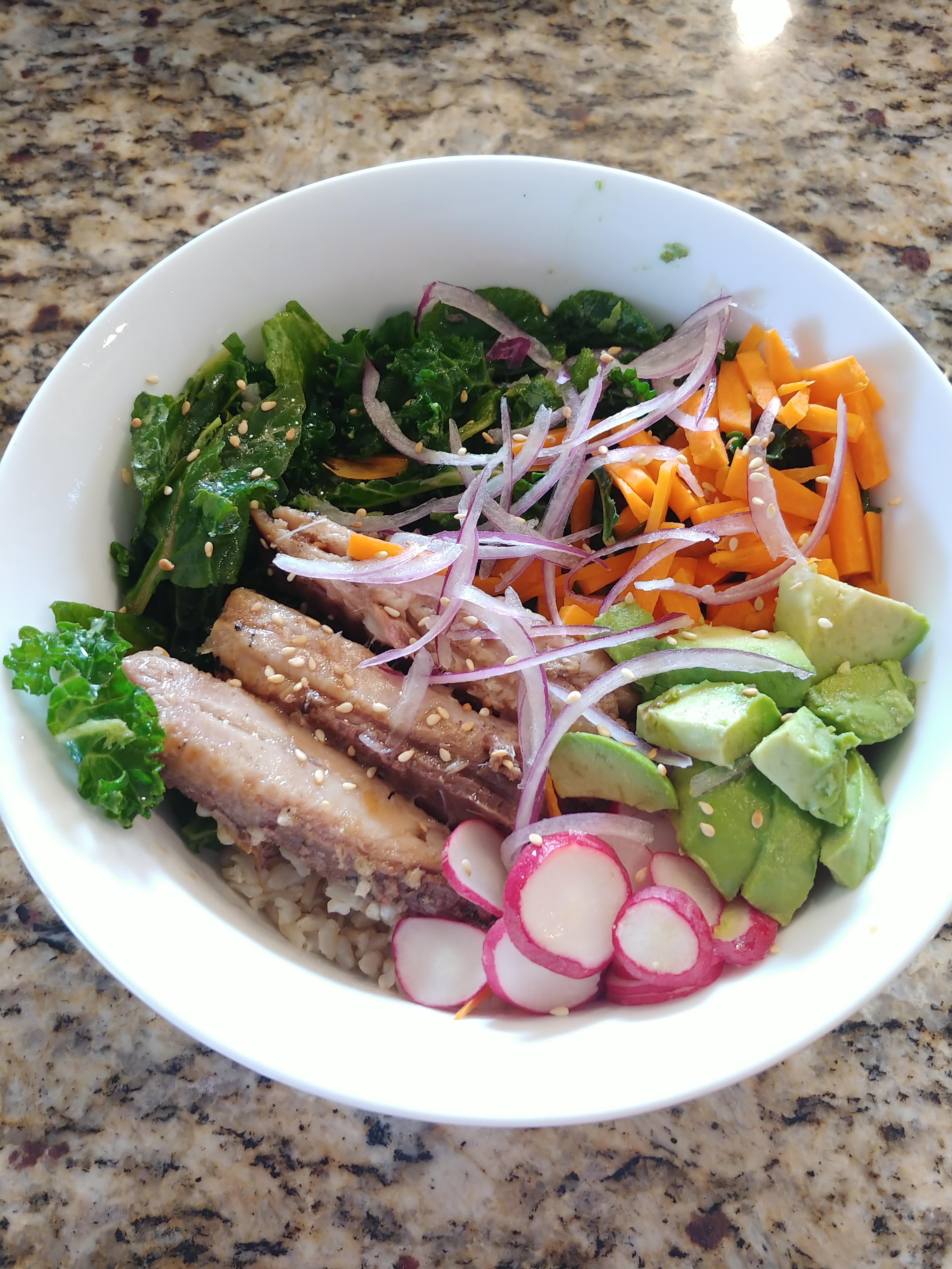 I'm really into sardine rice bowls lately. There are endless variations