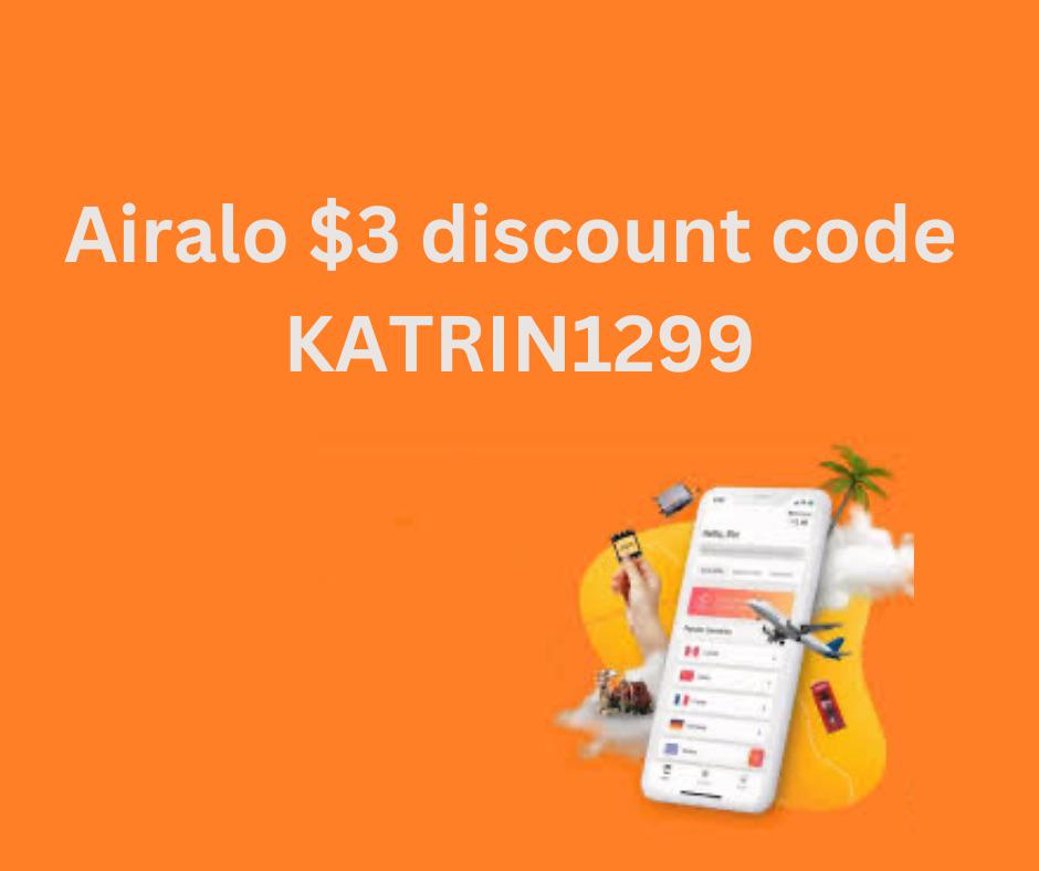 Airalo eSIM 3 discount code KATRIN1299 r/discountcodesUS