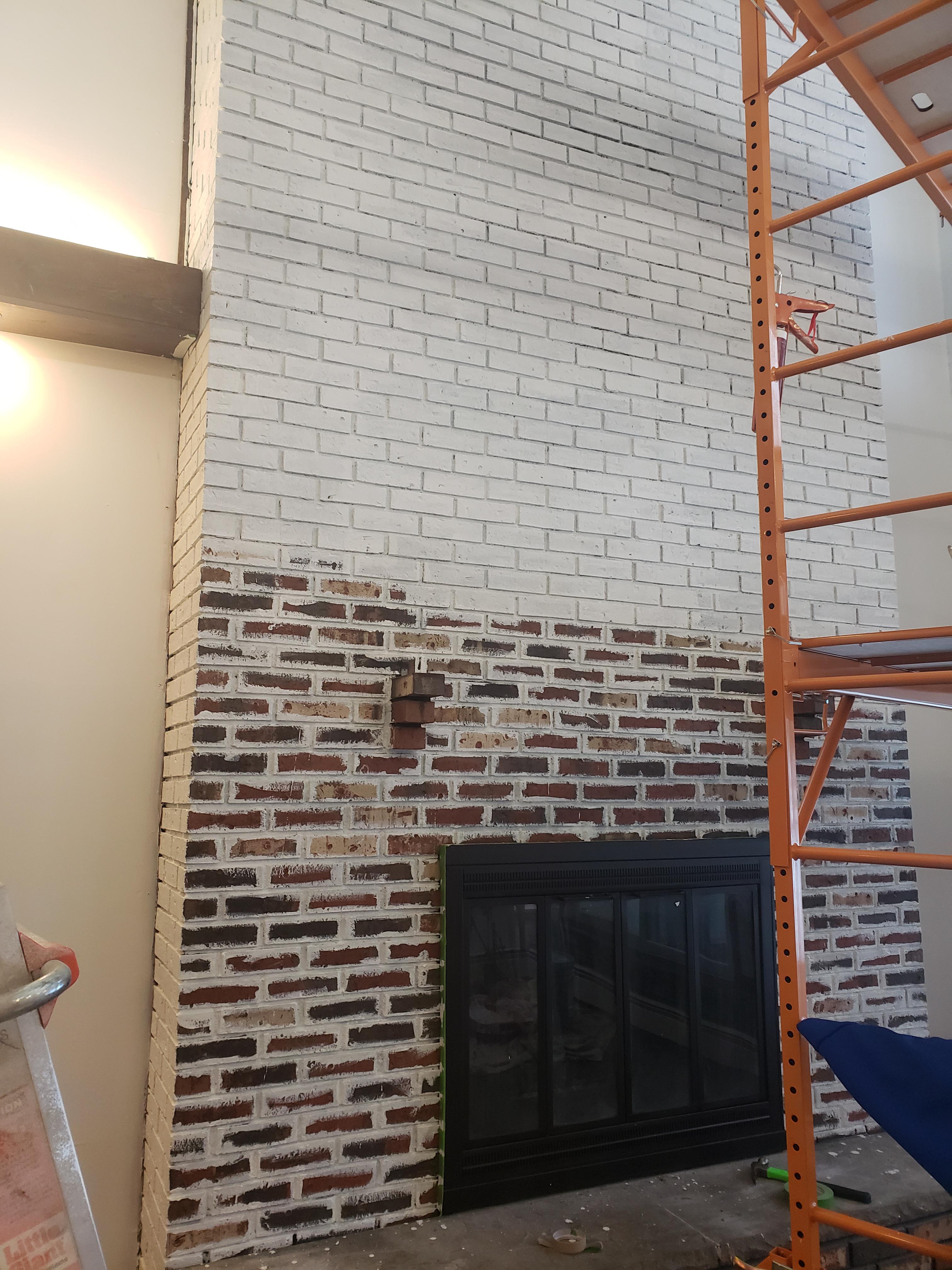 Do you guys do two coats of primer or one on a fireplace? Almost done