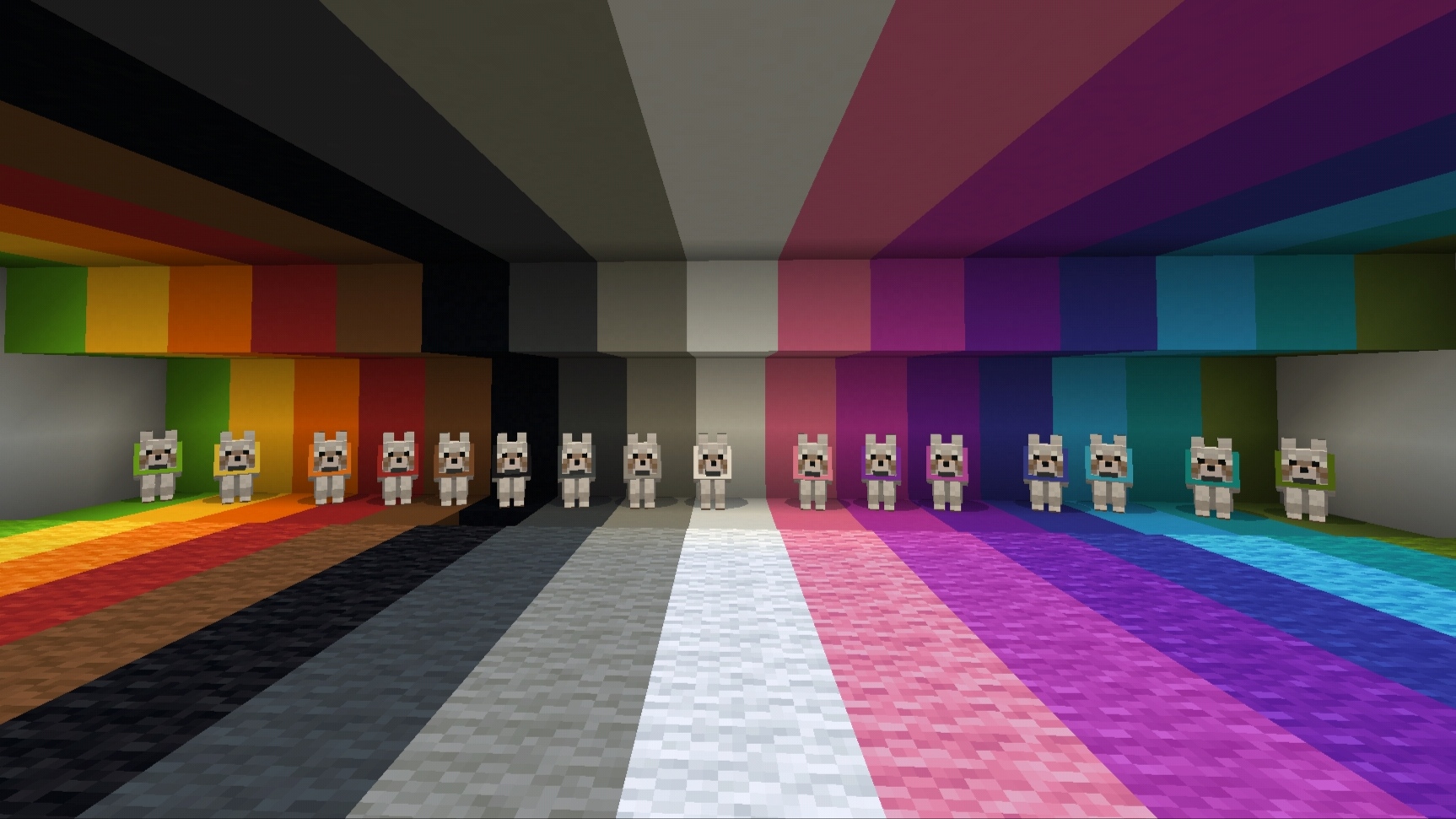 Why is this not an achievement? Dogs dyed in every colored dye... r