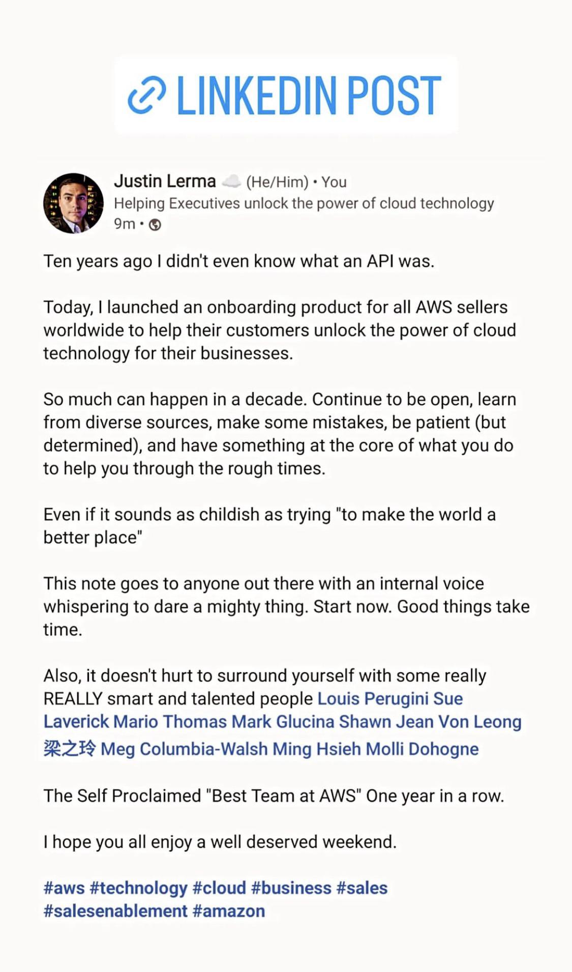 This guy went to Harvard (extension school) linkedincringe