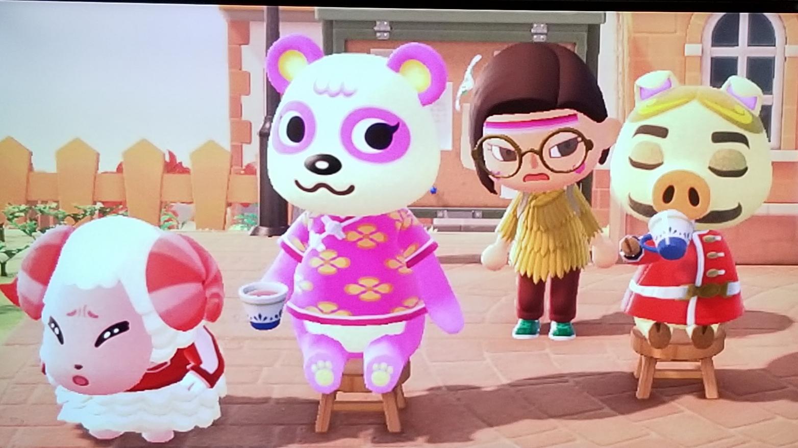 Dom, Pinky, and I sharing our mutual hate for Chops. r/AnimalCrossing