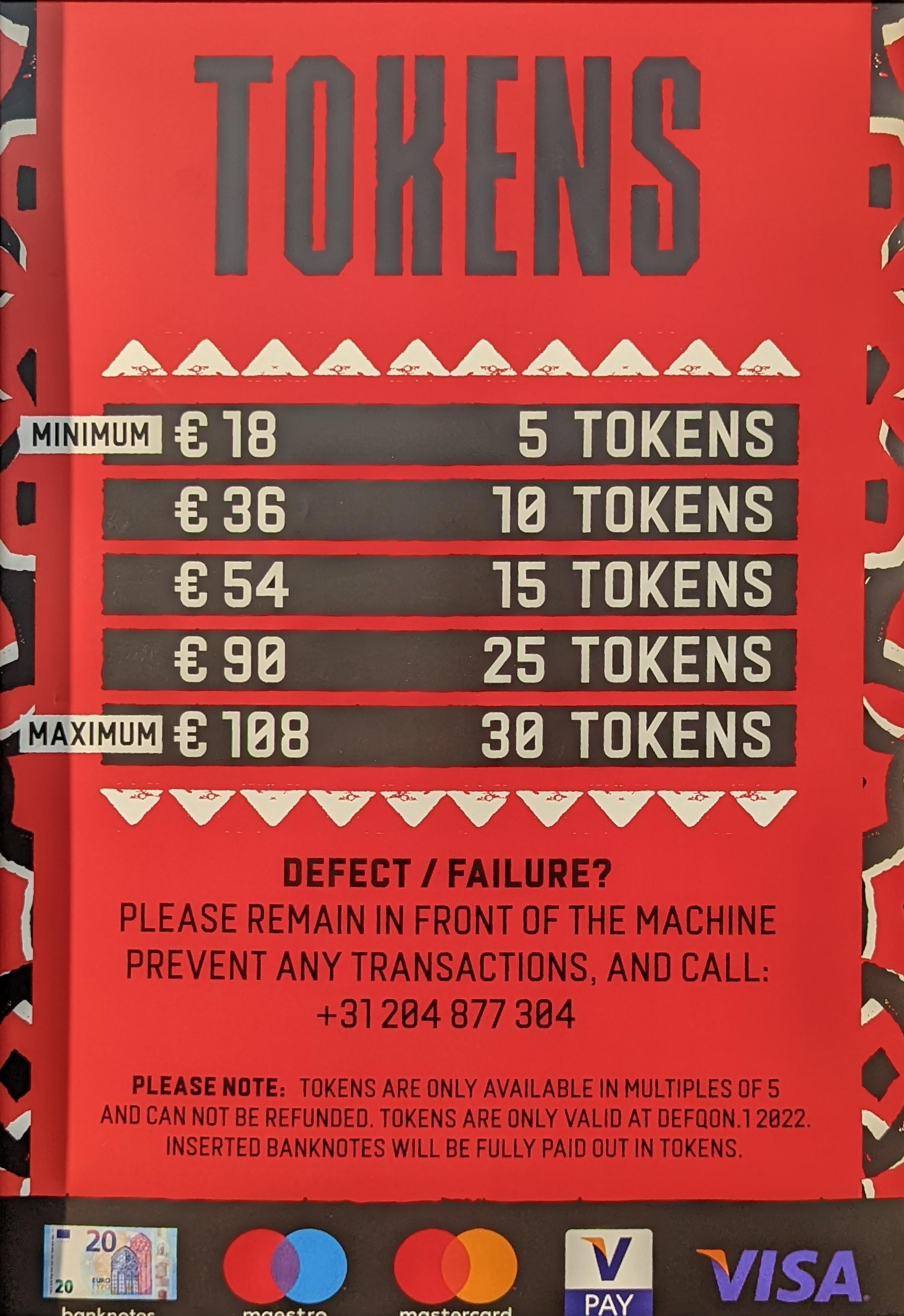 Defqon.1 2022 token prices r/hardstyle