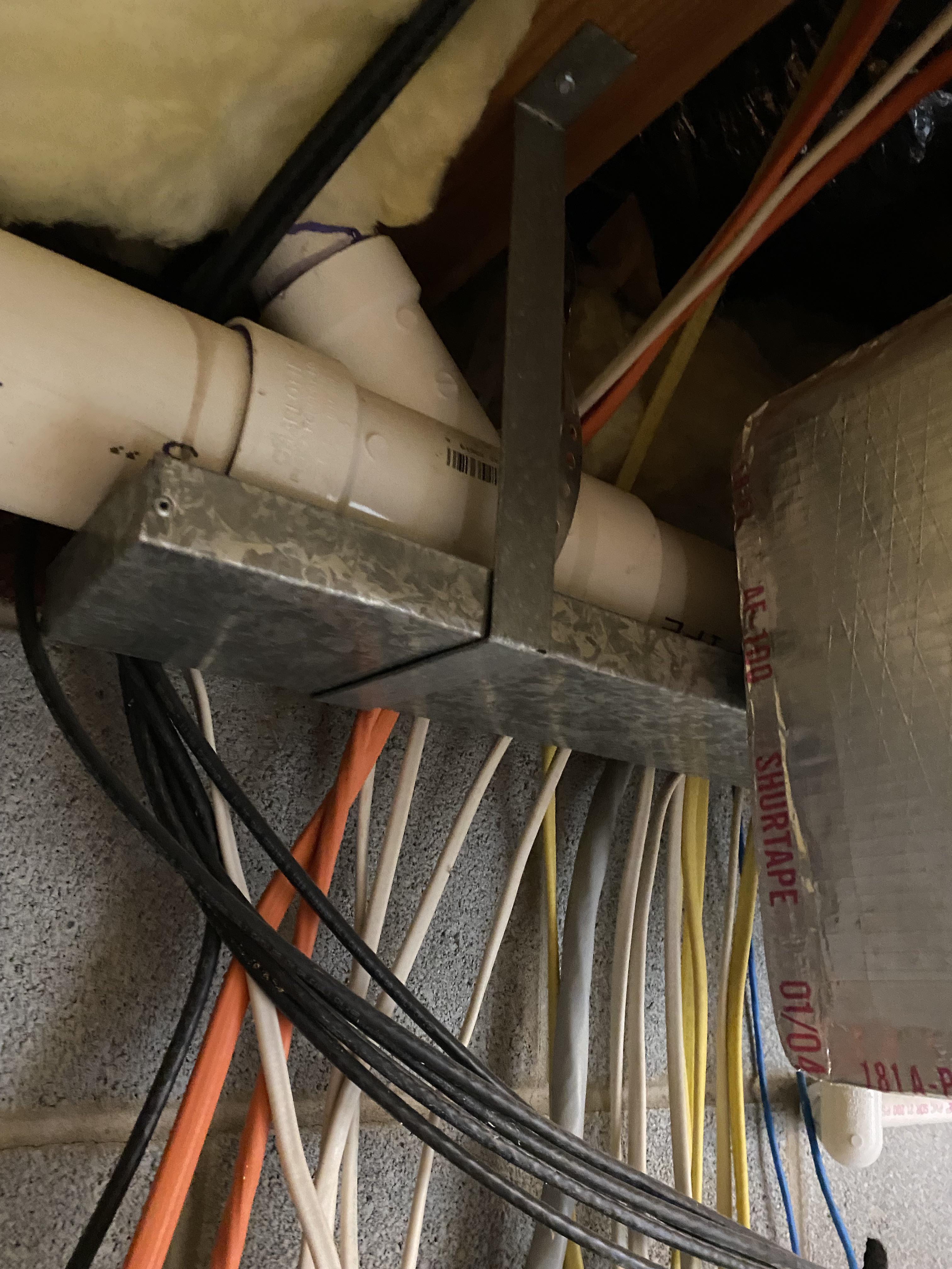 Just put a drain pan under it and pipe it into the condensate pump. r