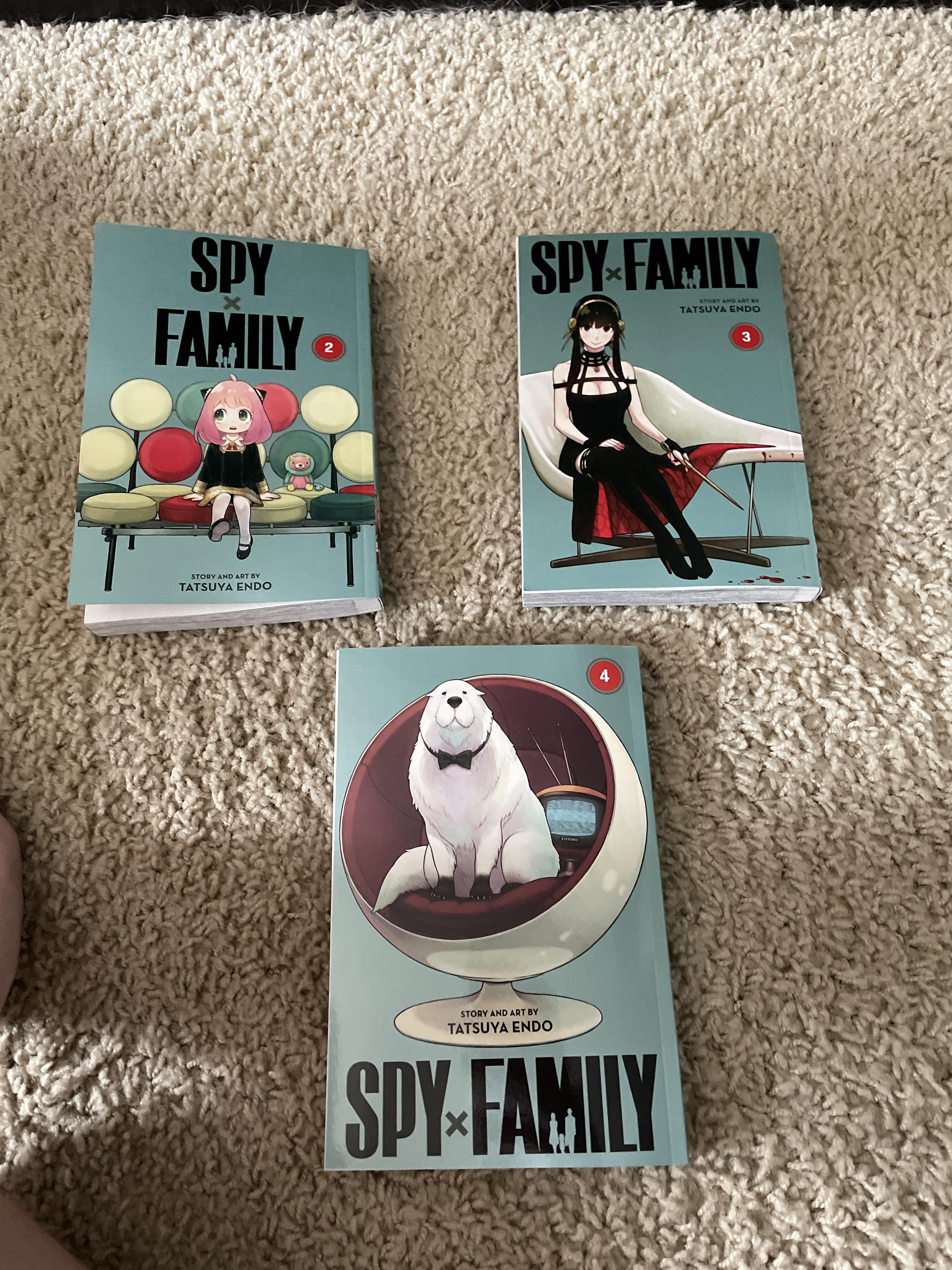 Spy x Family Haul. I got volume 4 from a bookstore and realized it isn