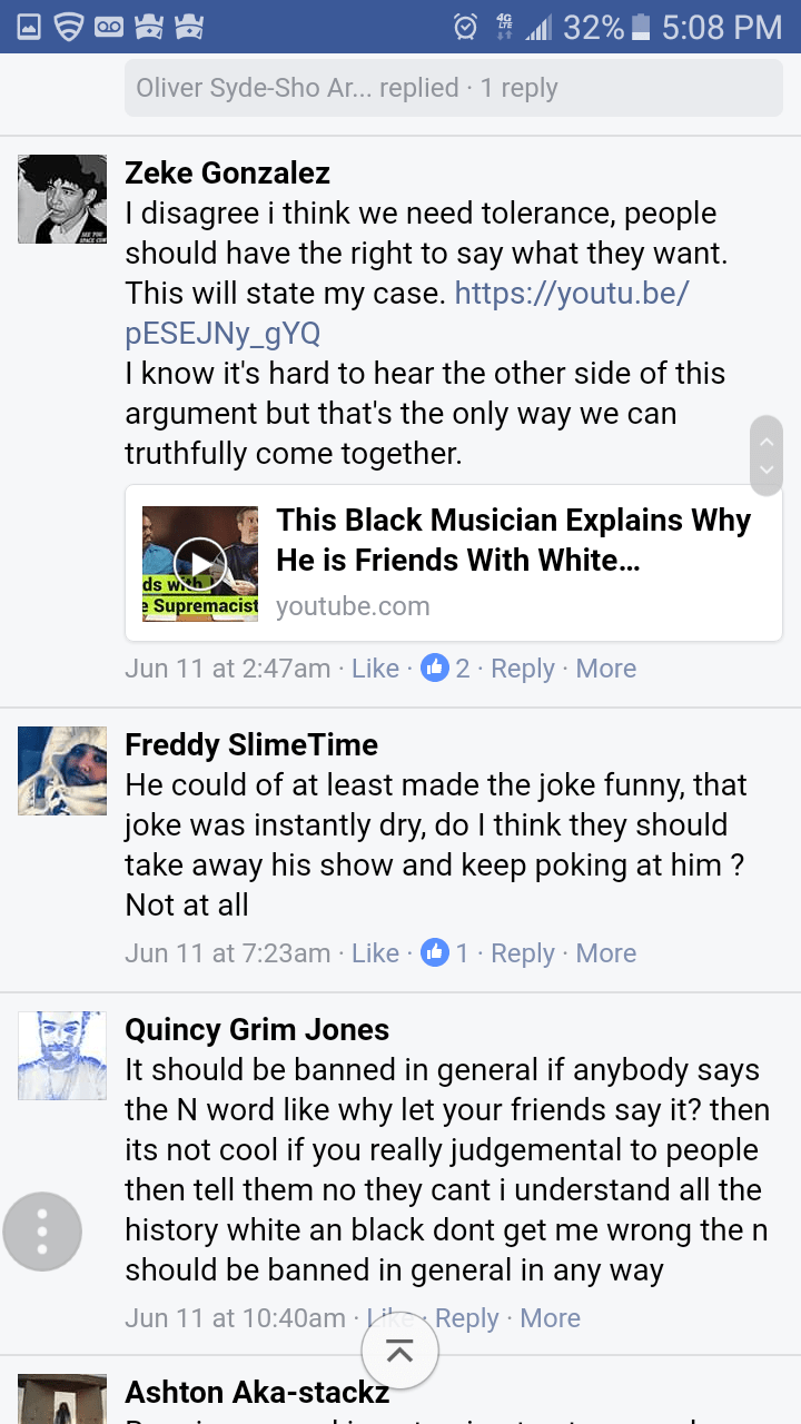 Interesting conversation on Facebook 2 benshapiroshow