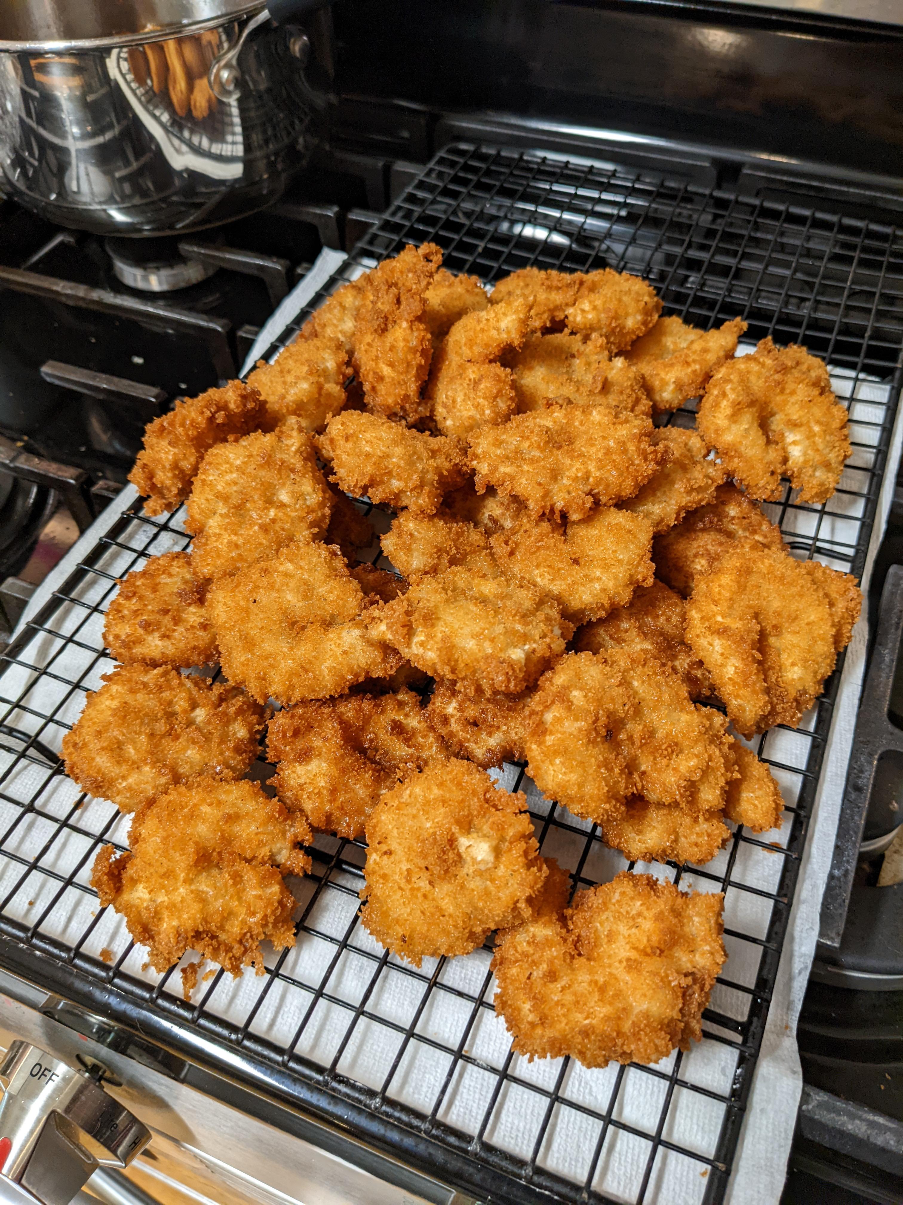 [Homemade] Breaded Shrimps food