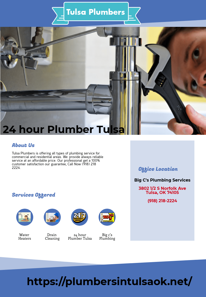 Tulsa Plumbers r/Infographics