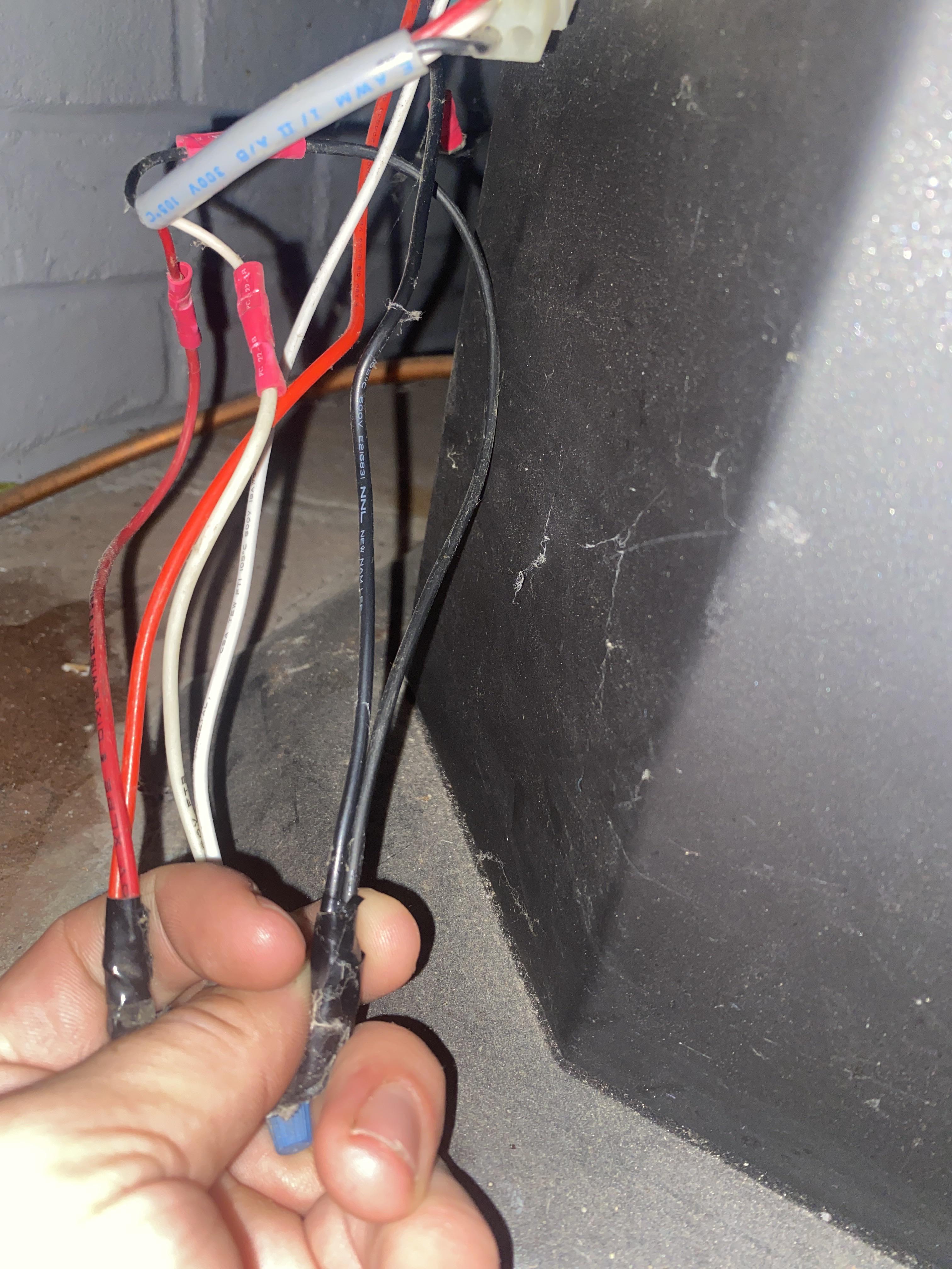 Regency fireplace millivolt thermostat install what wires do I use to