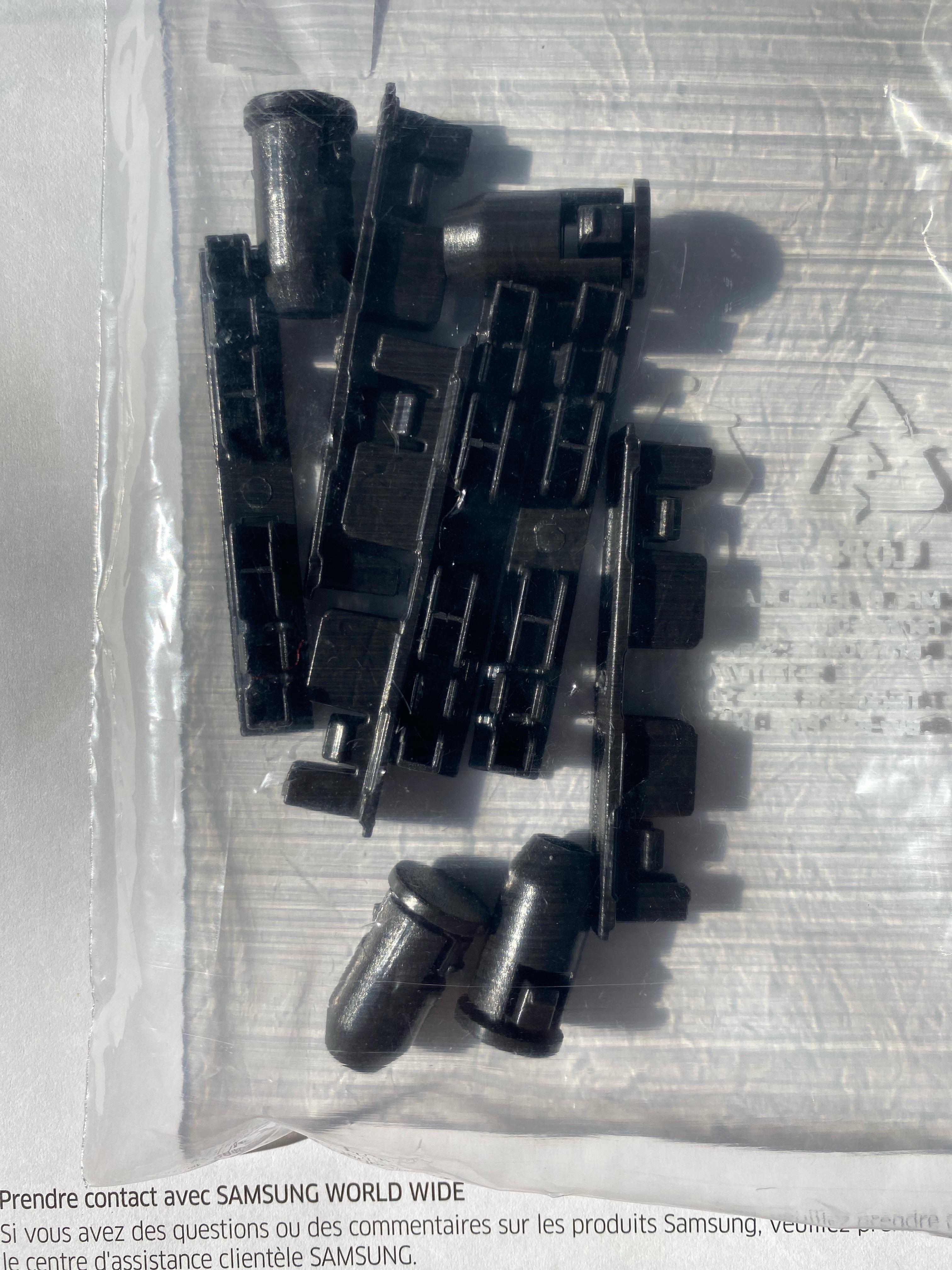 What are these parts that came with my Samsung bespoke refrigerator