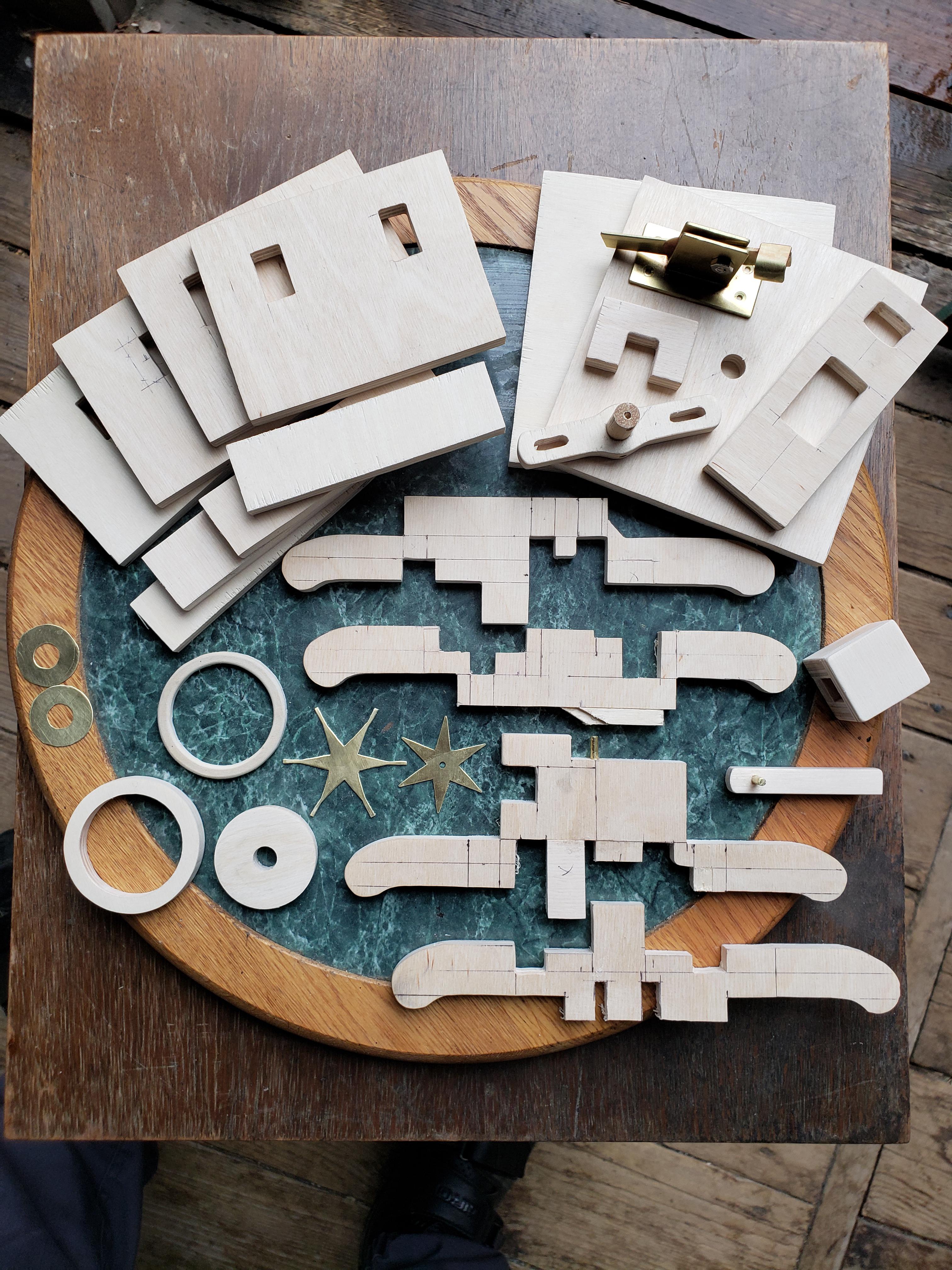 My second puzzle box design and build. All parts are cut and and worked