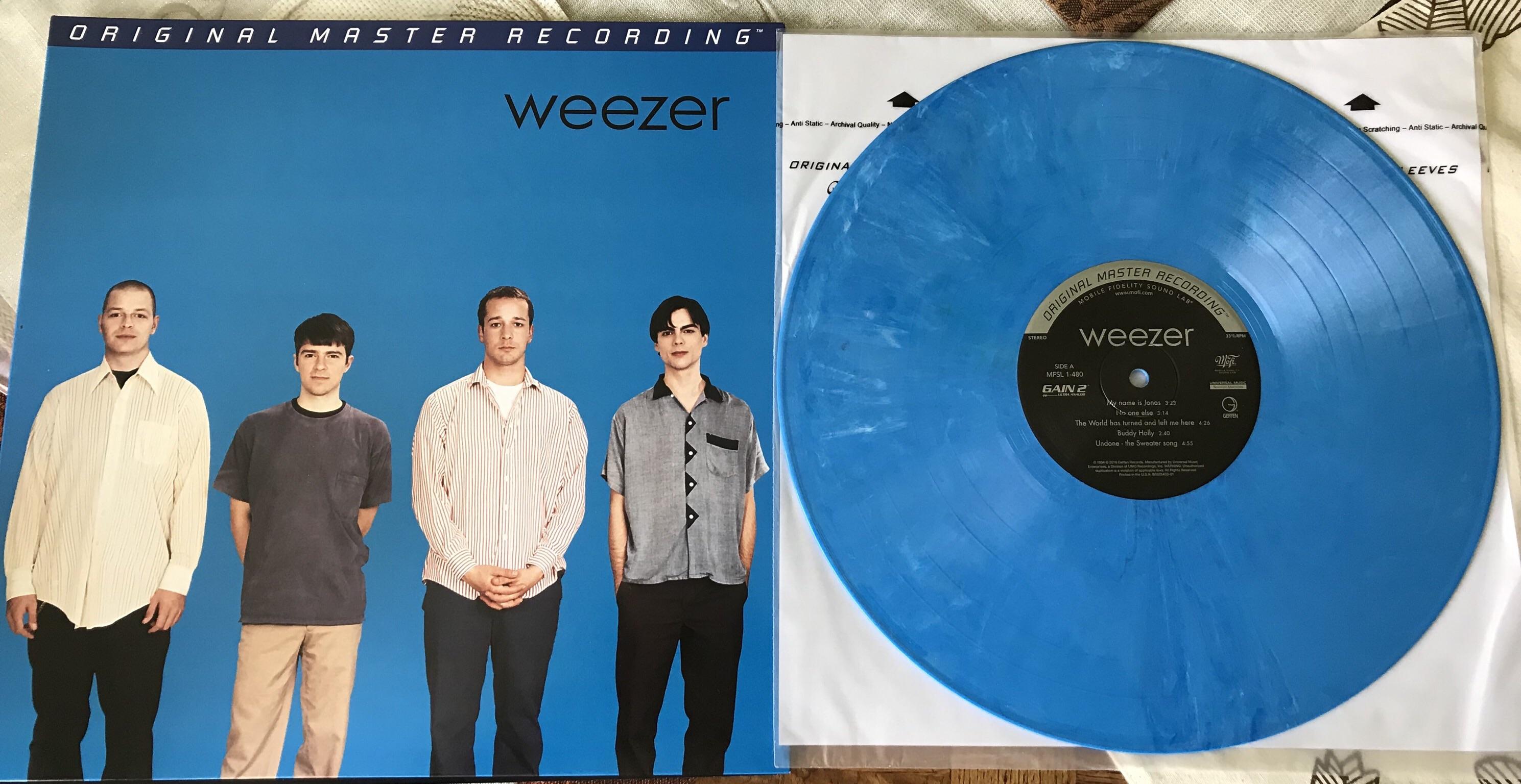 Weezer Blue Album Vinyl