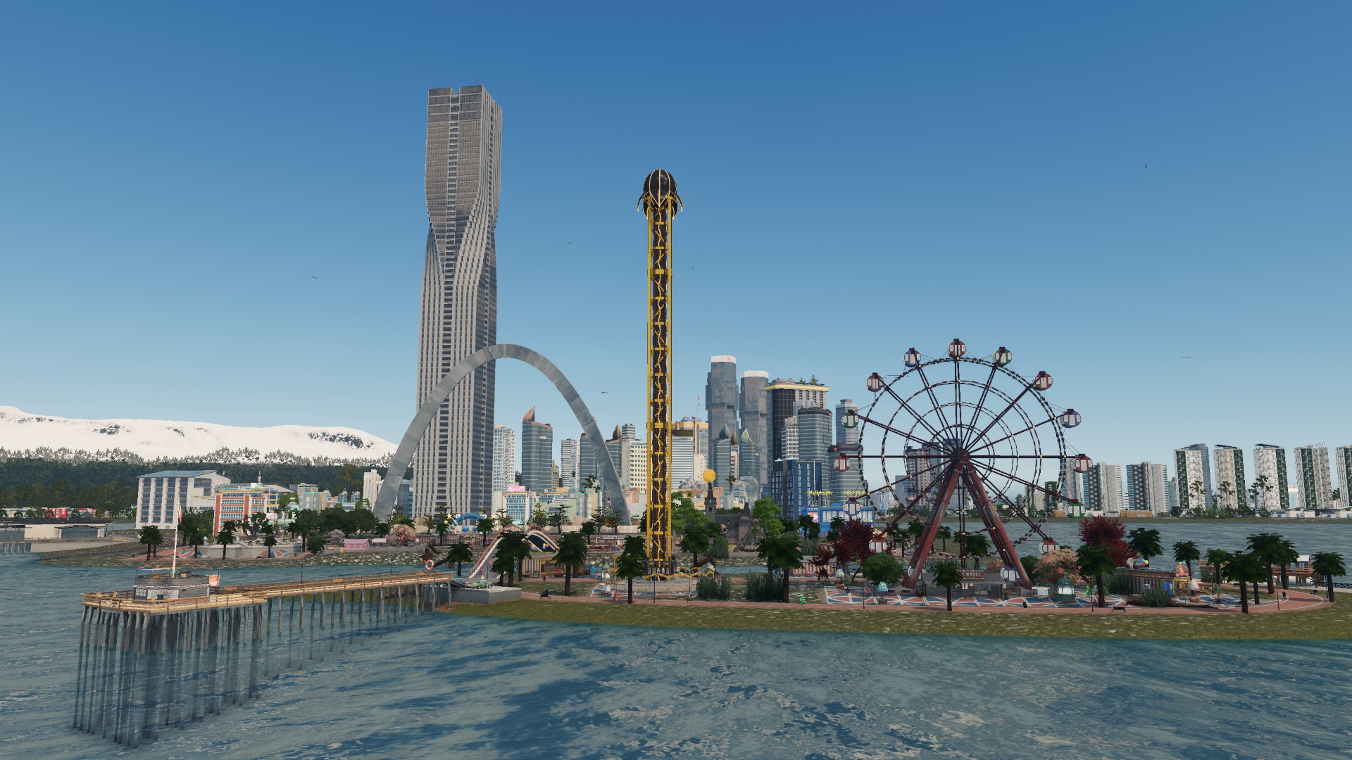 Northport waterfront park r/CitiesSkylines