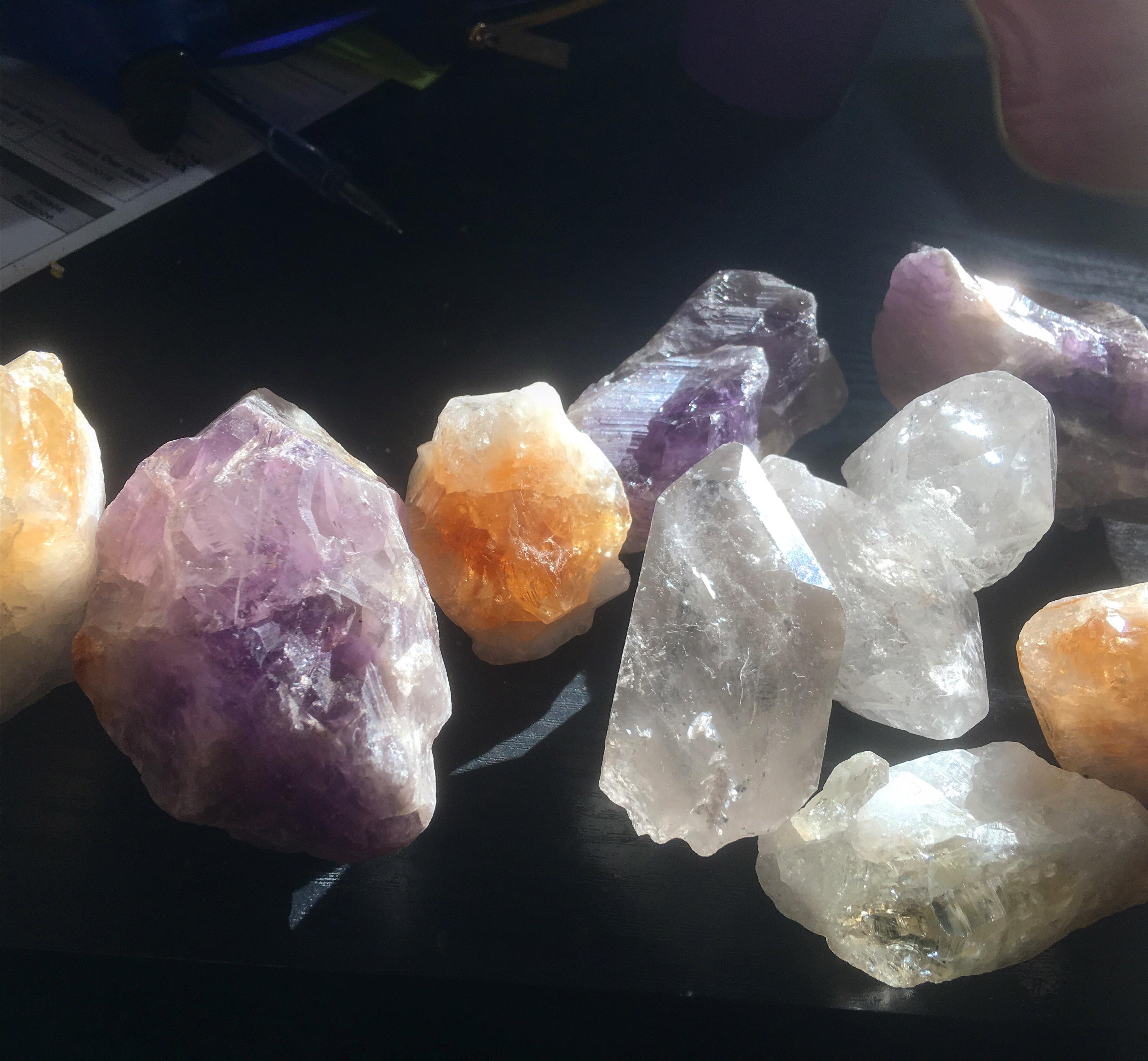 Lucked into some larger pieces. Love the way they look in the sunlight