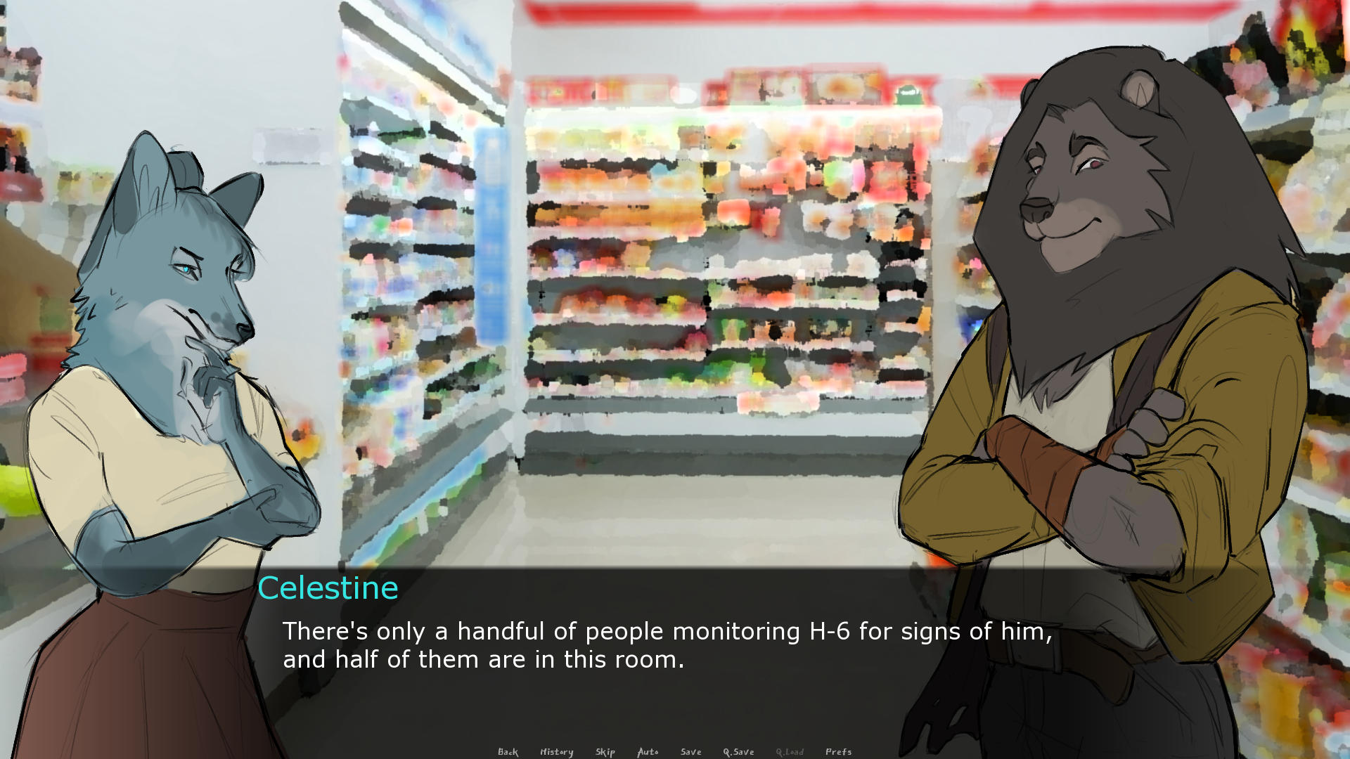 Echo TJ Route ending FurryVisualNovels