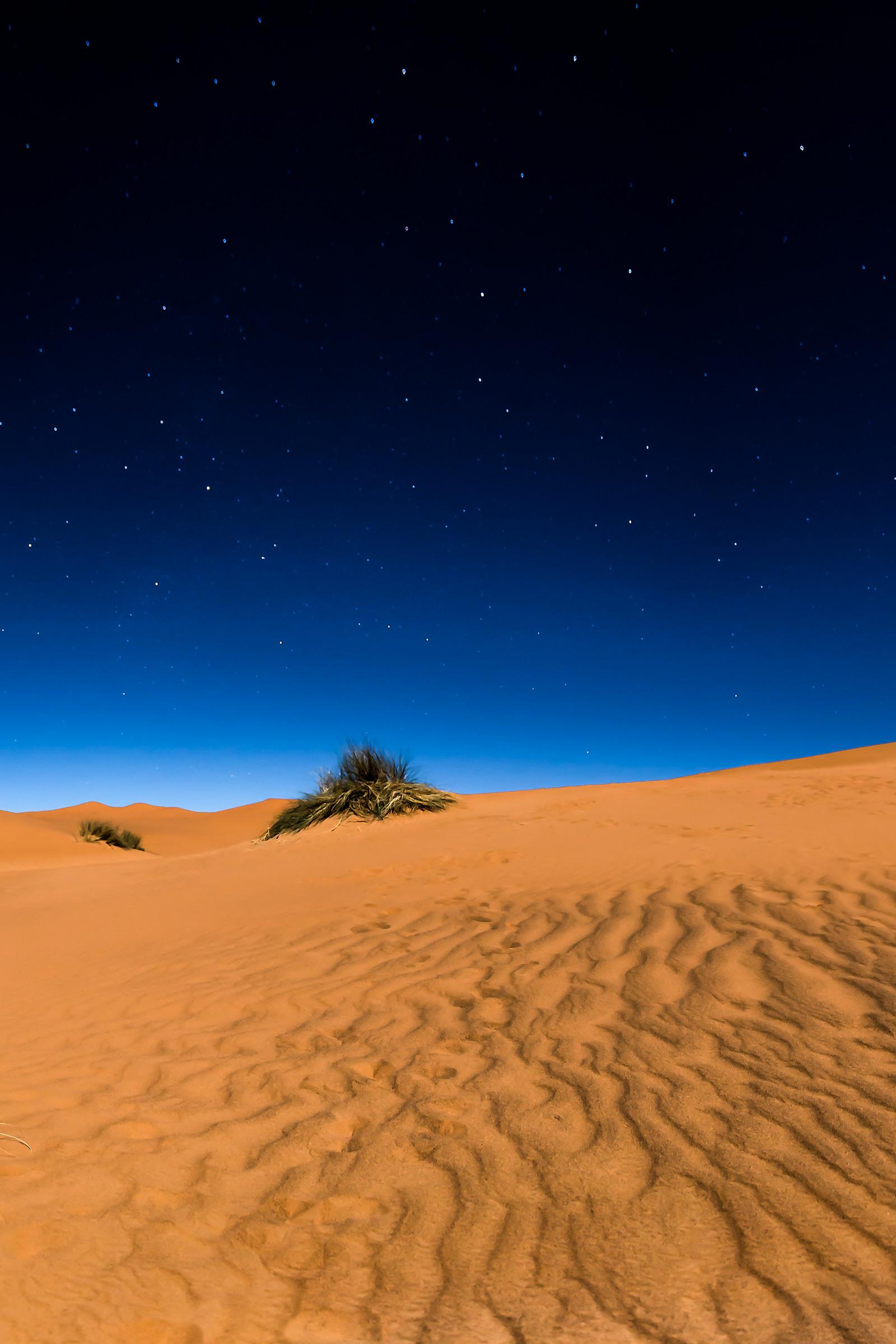 Sahara Desert At Night Wallpaper