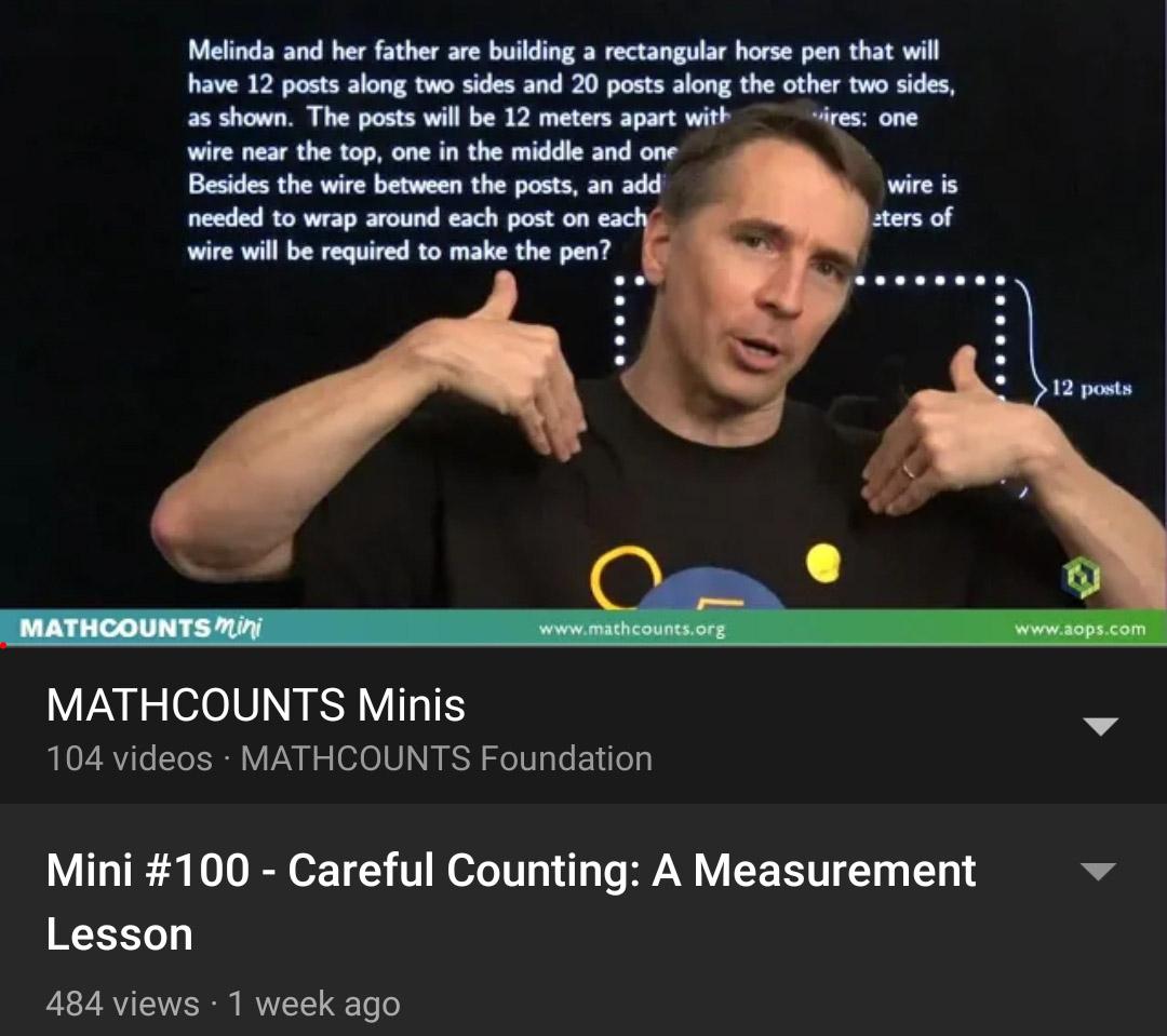 The 100th MathCounts Mini Lesson!