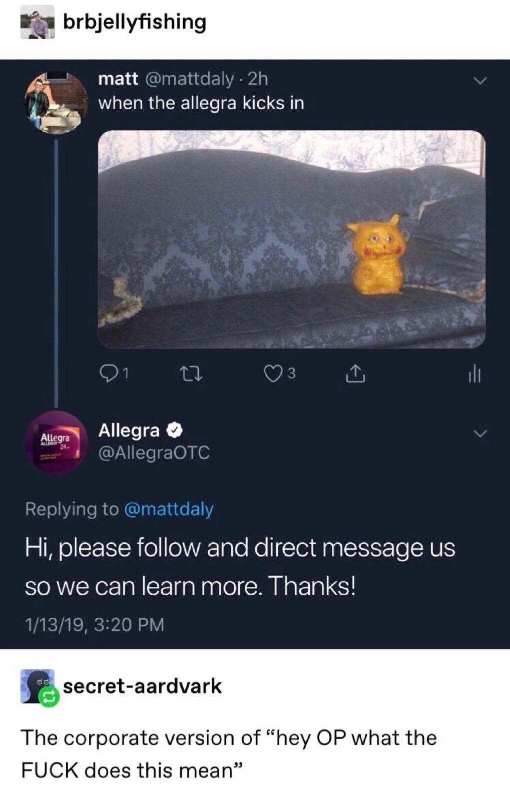 Allegra, sliding in to your dms r/tumblr