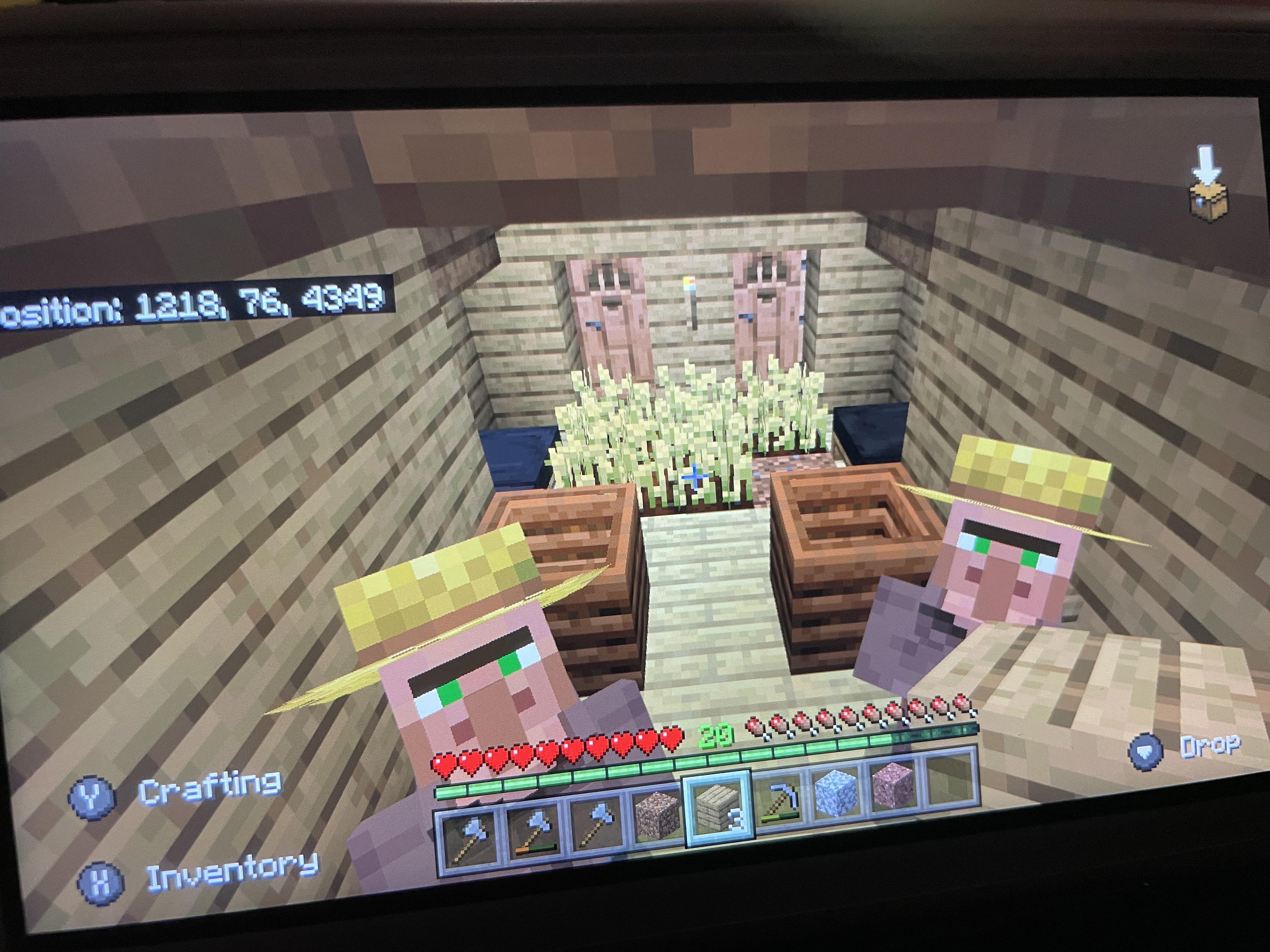 What’s wrong with my villager breeder? I’ve had it for a good while now and it hasn’t produced