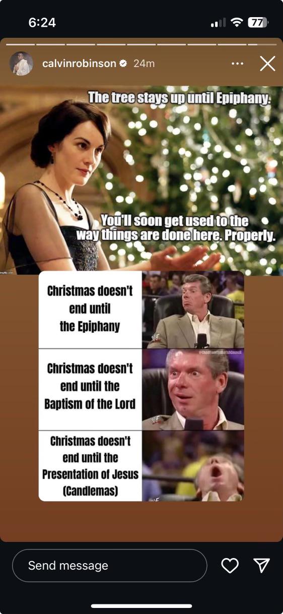 In support of faithfully observing Advent, my family begins decorating