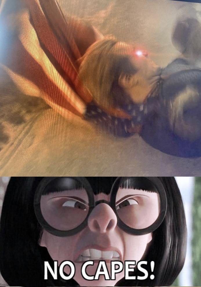 You think you look strong? You're wearing a cape. r/memes