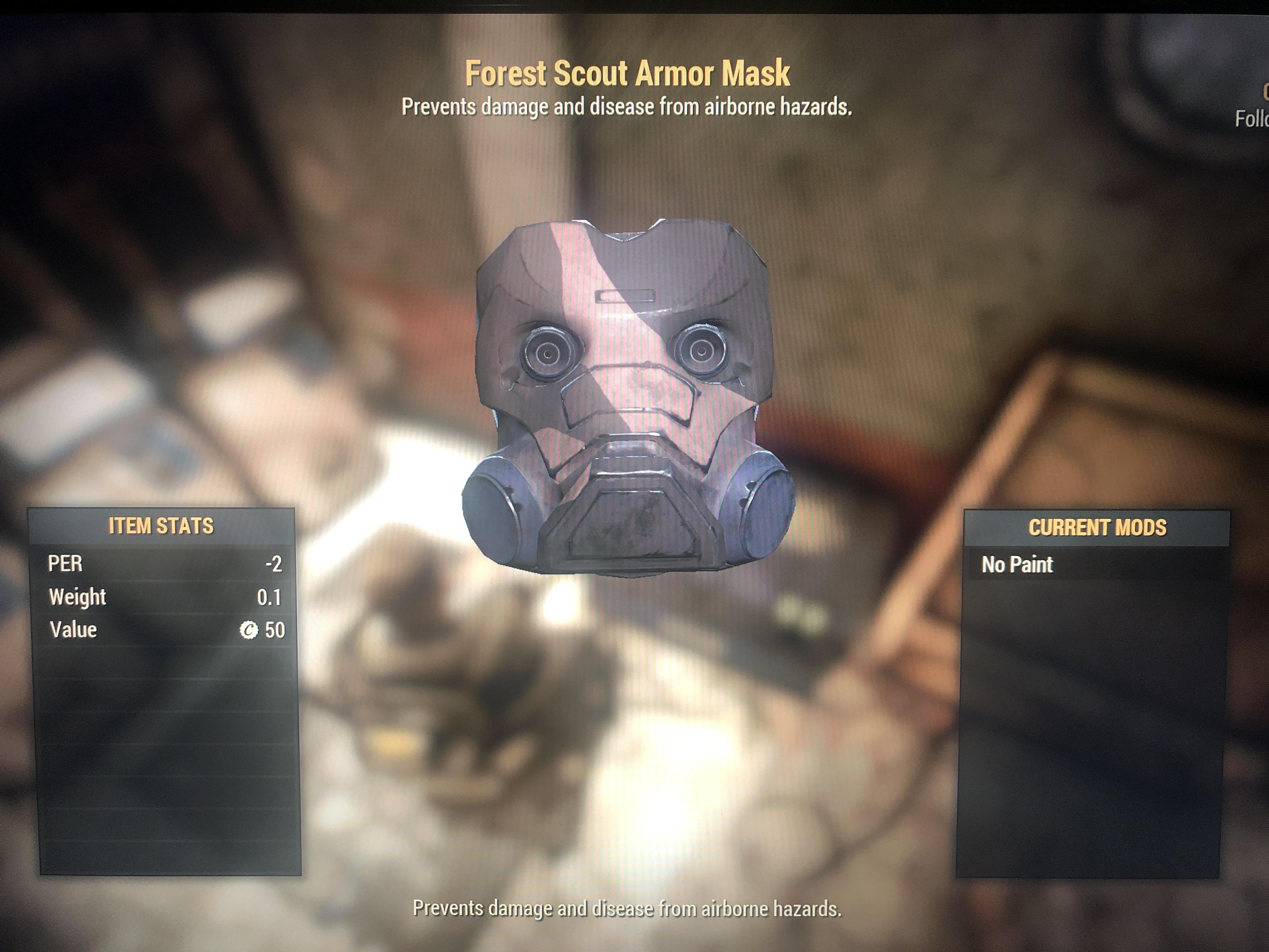 [PC] H Forest Scout Armour Mask W 15k Caps Market76