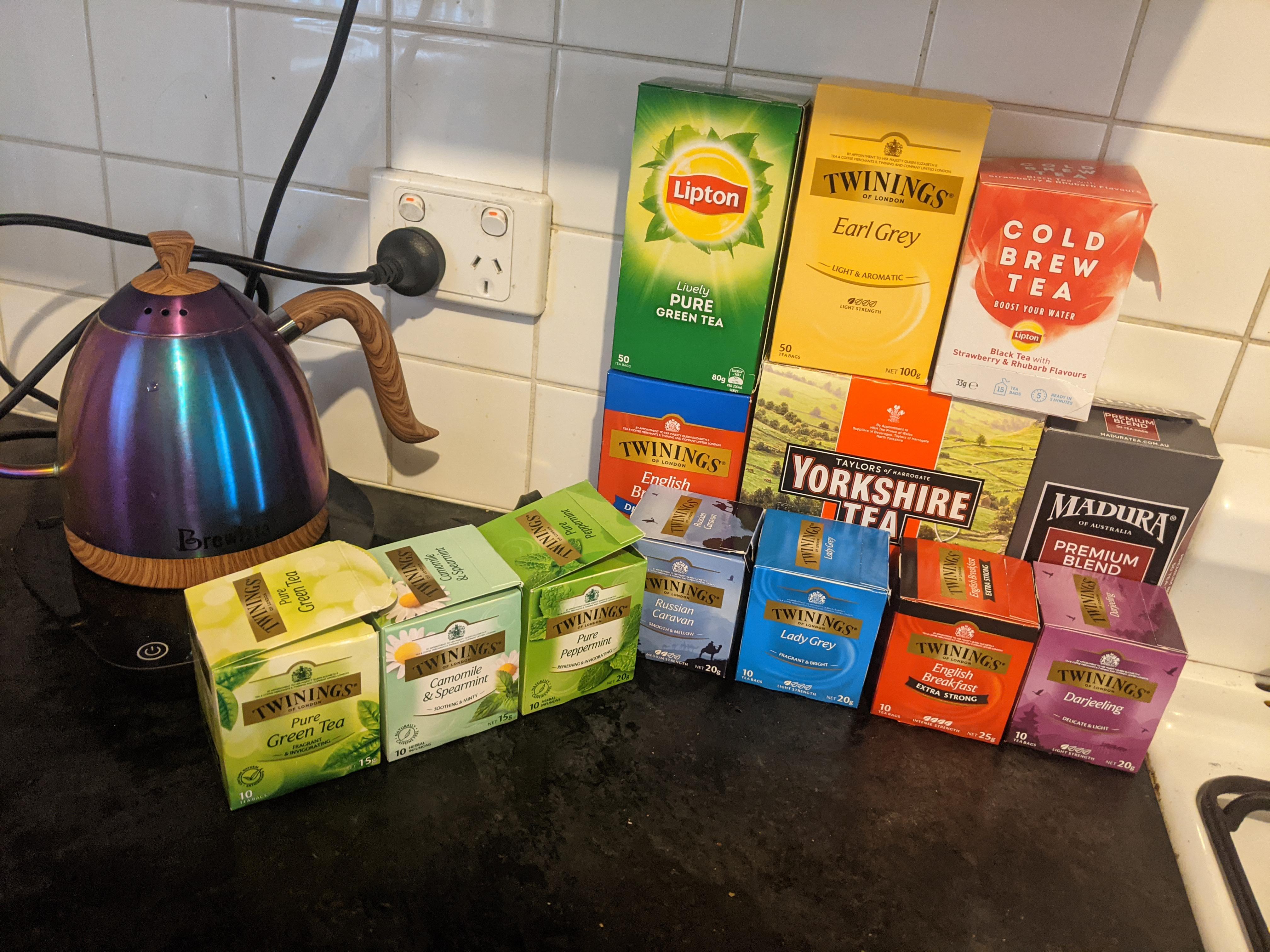 Tea collection so far (possible obsession) r/tea