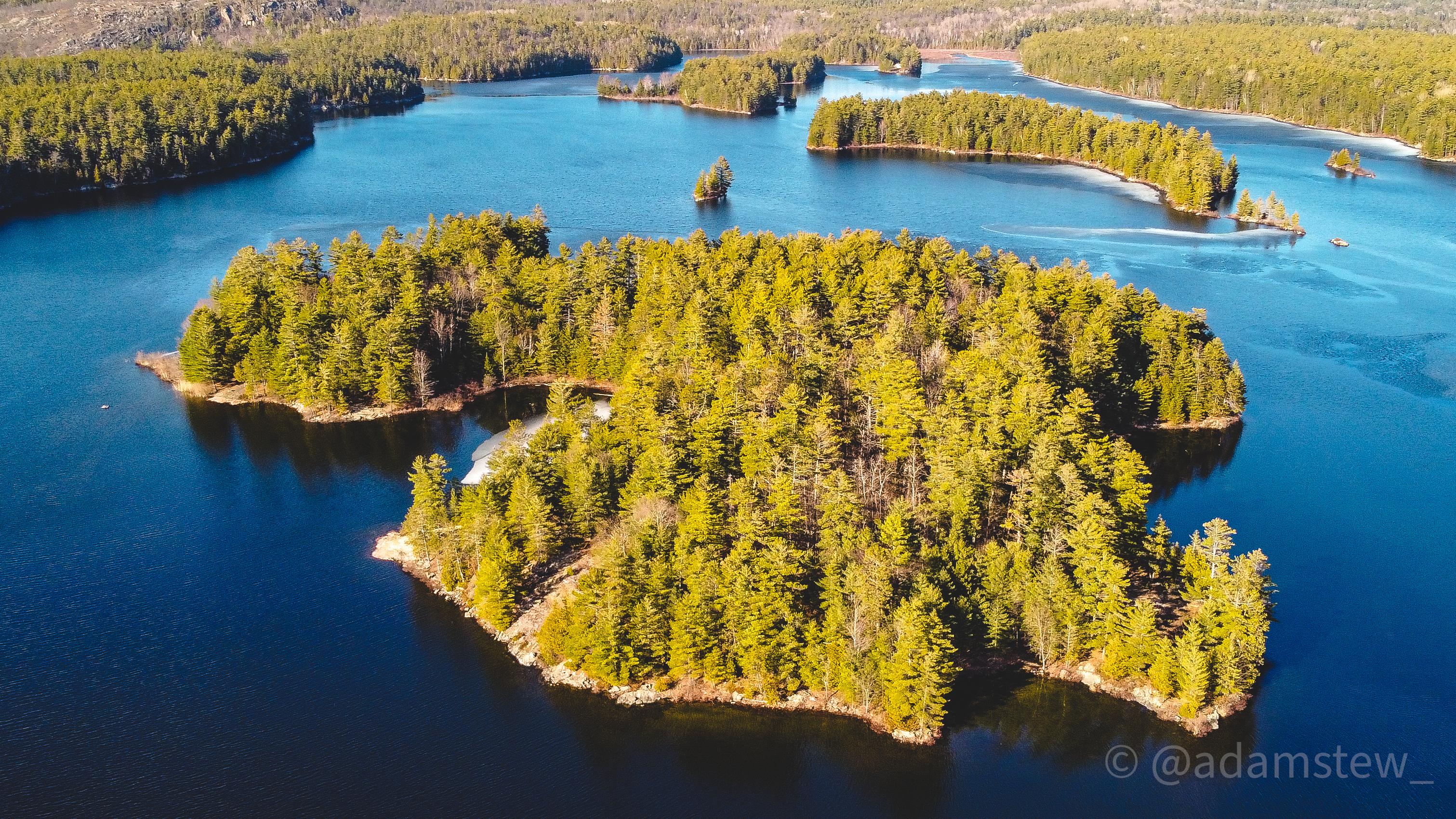 Ice out over crown land, North Frontenac, Ontario [OC] [3022 × 1700] IG