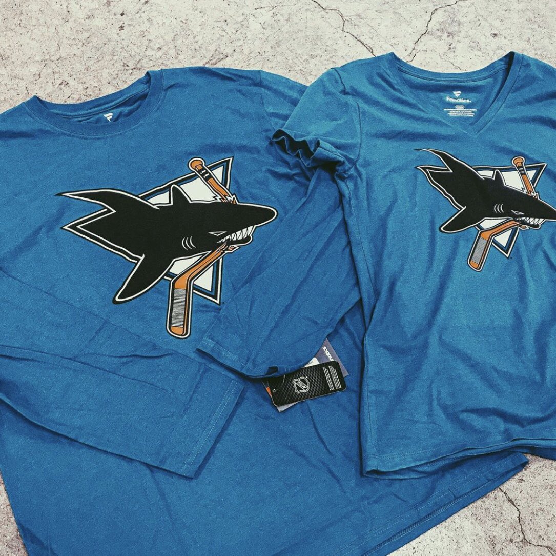 New retro Sharks logo merch at the Sharks store r/SanJoseSharks