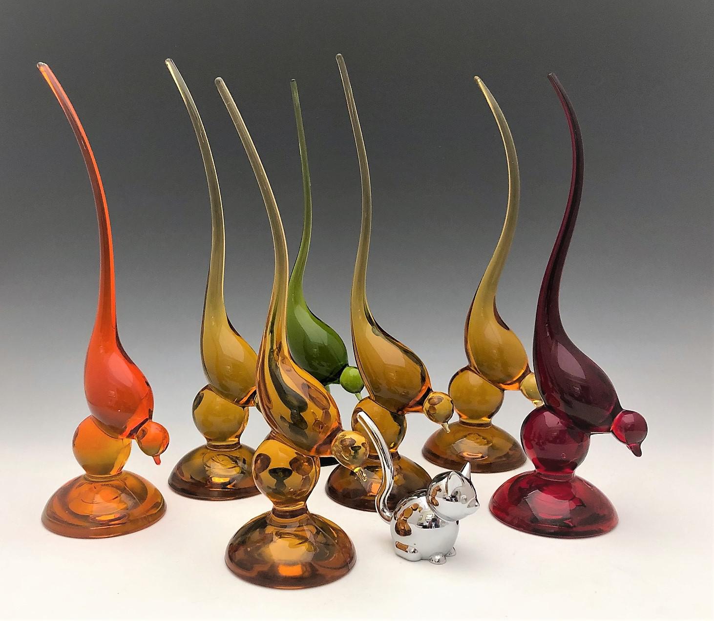 Viking Long Tail Birds r/glasscollecting